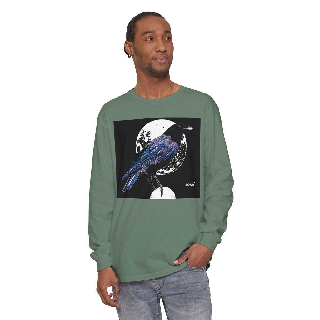 Mystical Crow Long Sleeve T Shirt Unisex