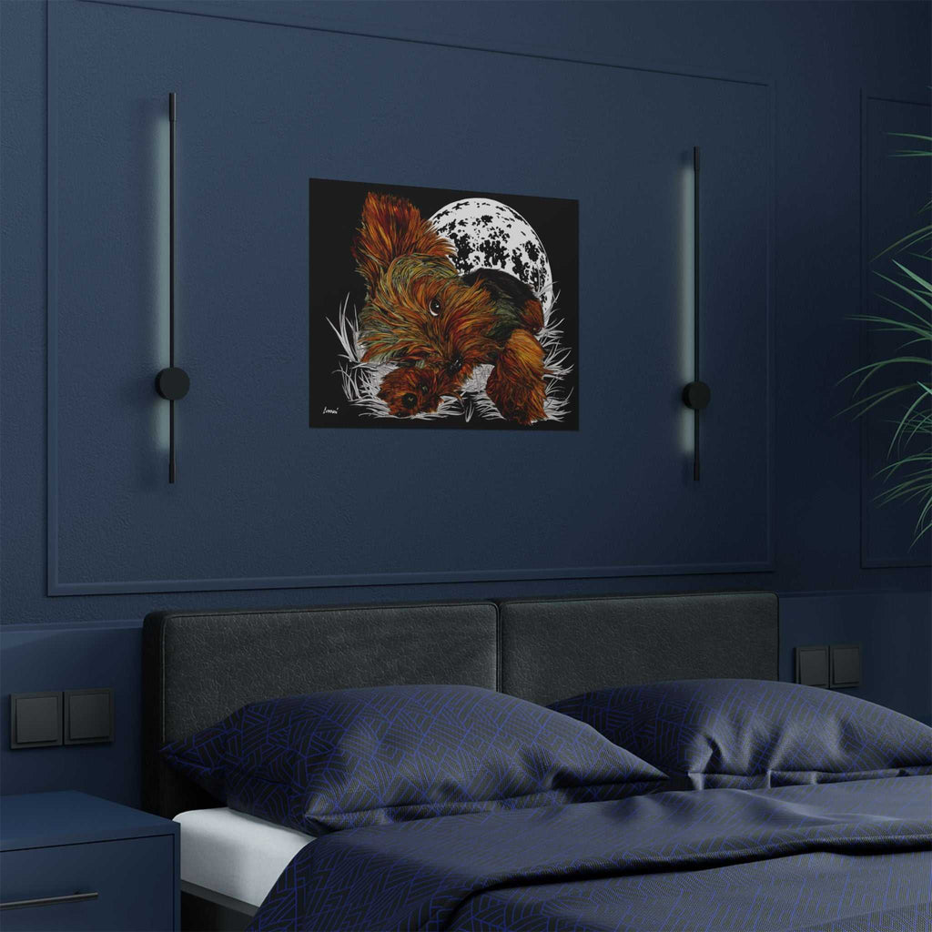 Elevate your walls with our Yorkshire Terrier Satin Poster - 300gsm Art Print for Dog Lovers. Perfect for any pup enthusiast!