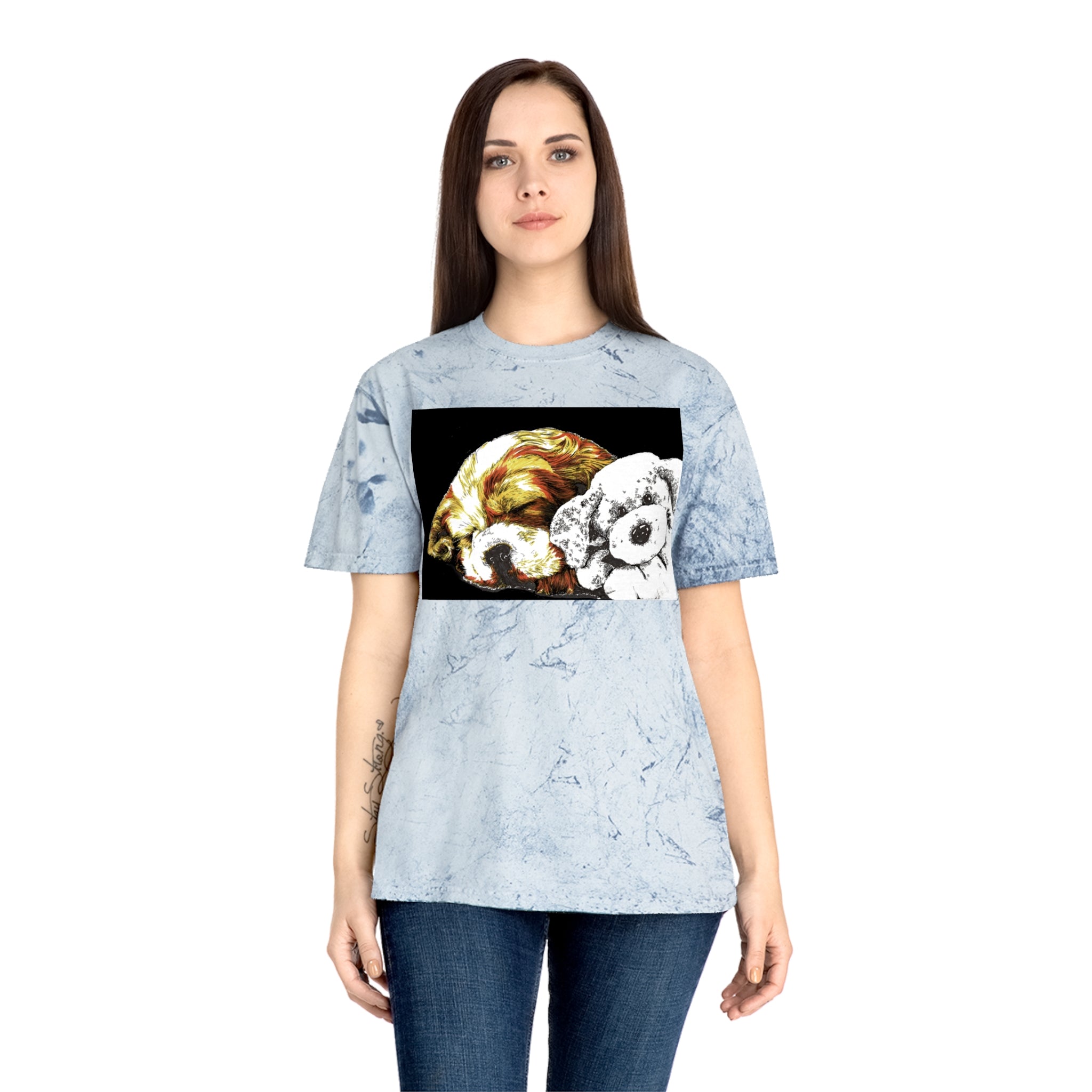 Color Blast Cocker Spaniel Unisex T-Shirt