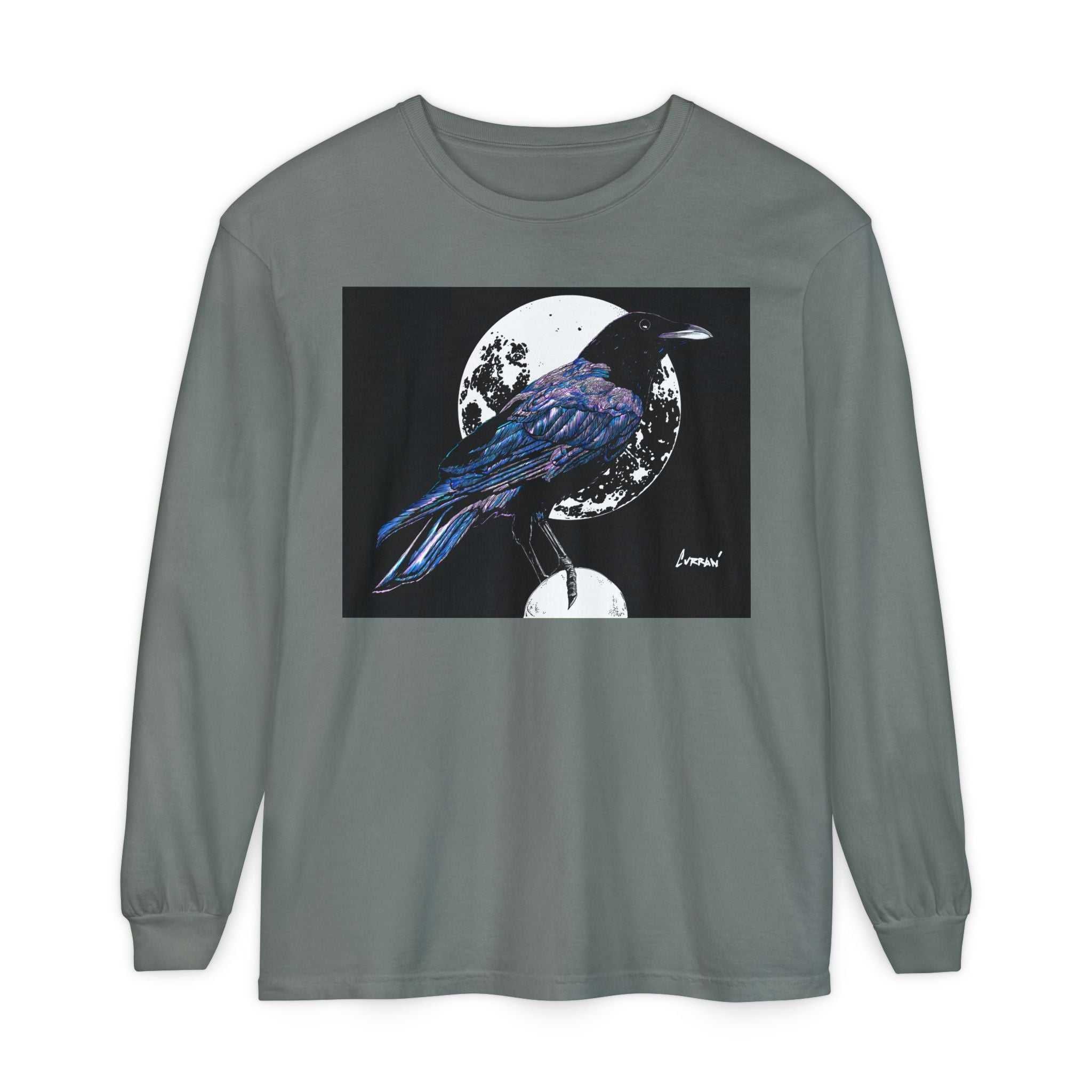 Mystical Crow Long Sleeve T Shirt Unisex