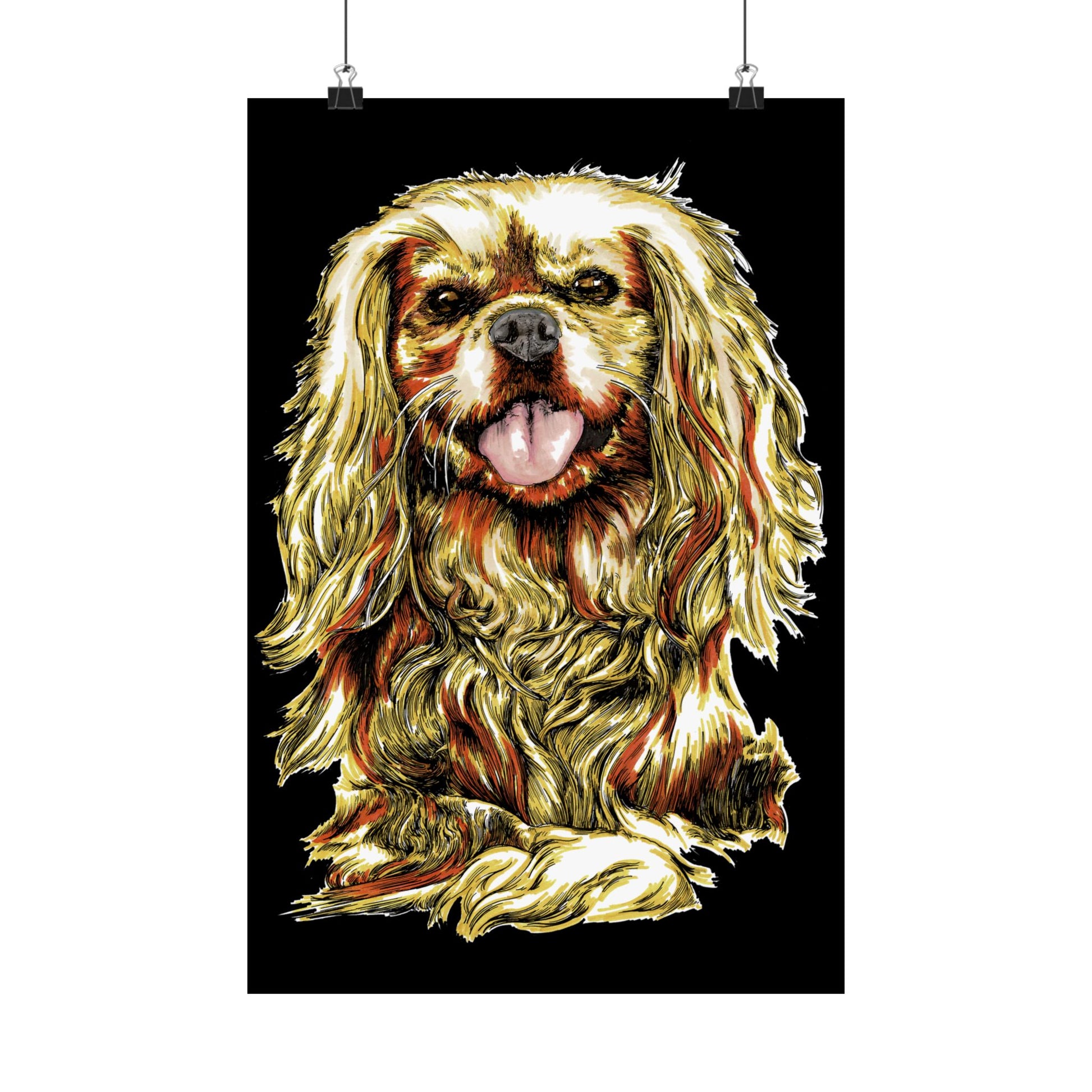 Cocker Spaniel Satin Poster - Art Print