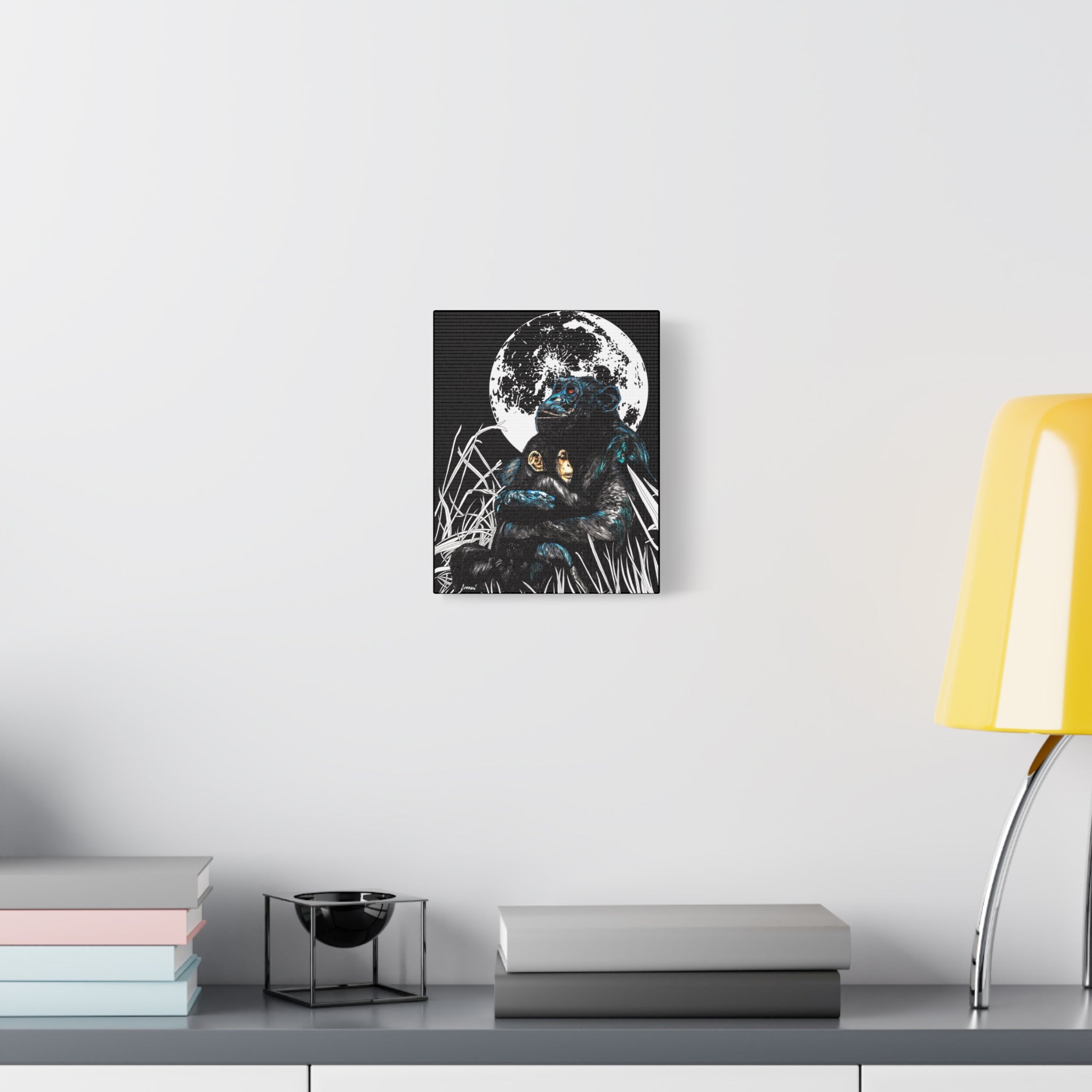 Gorilla Wall Art, Gorilla Print, Hand-Drawn Gorilla, Wildlife Art,