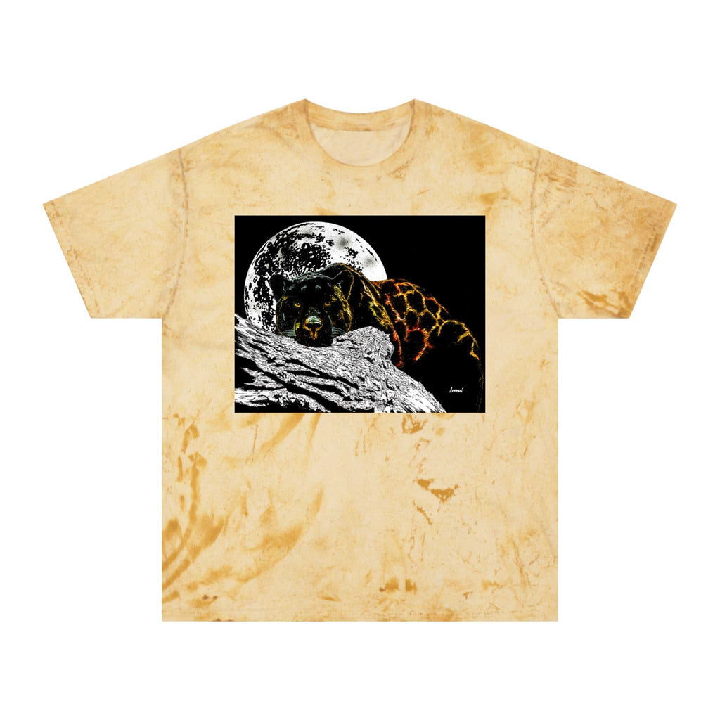 Panther in the Moonlight T Shirt Original Hand Drawn Art