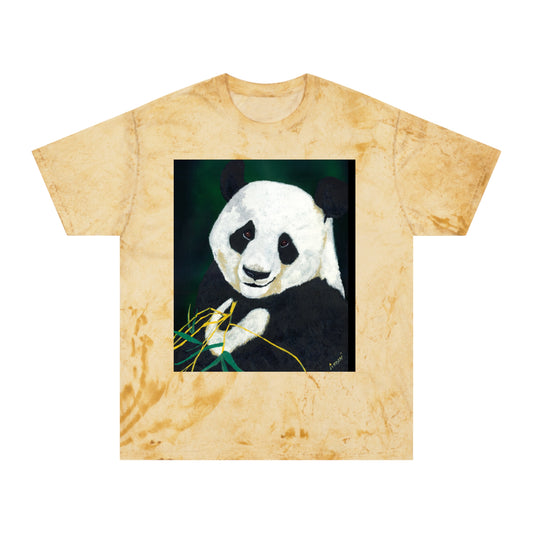 Cute Panda Unisex Color Blast T Shirt Nature Inspired Design