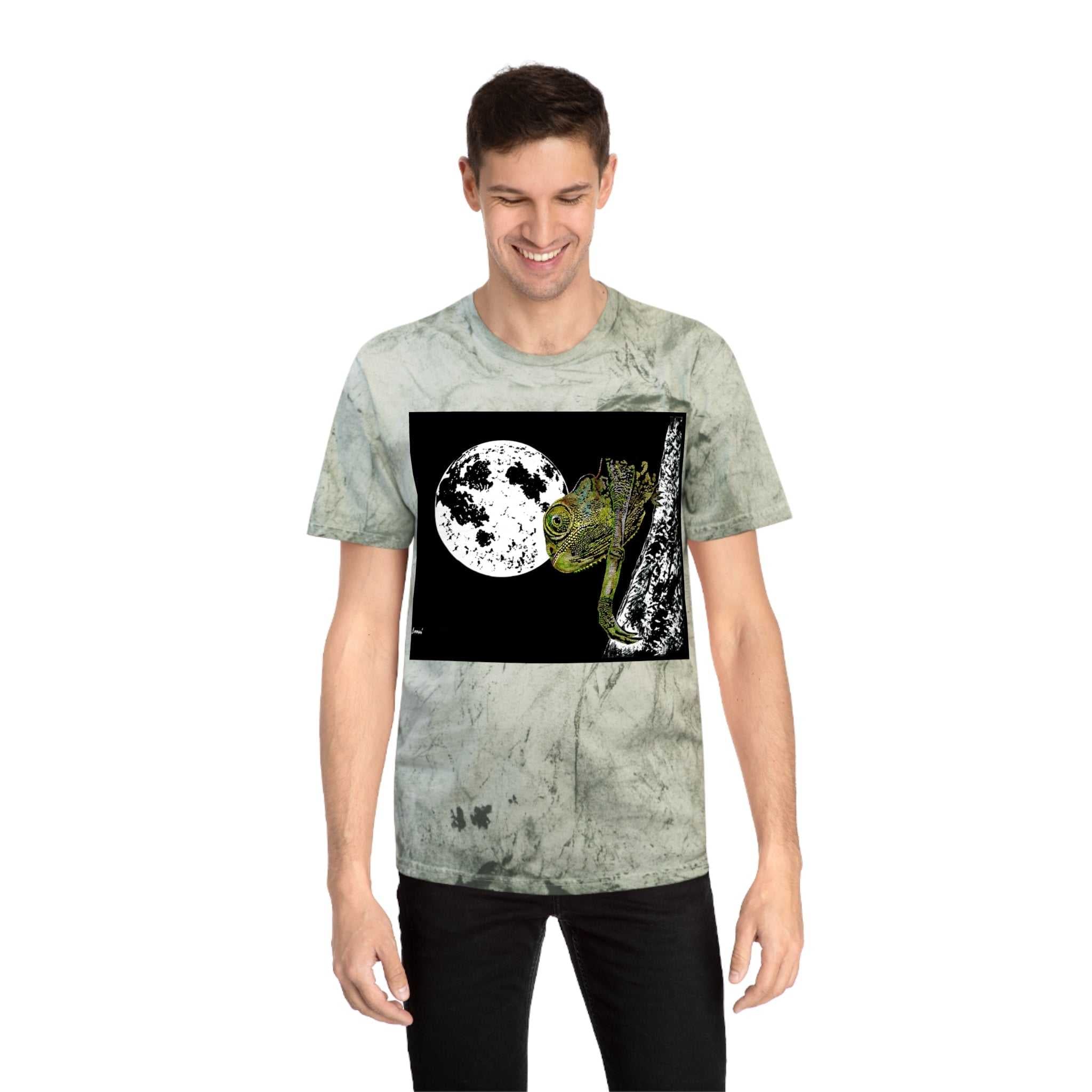 Chameleon Color Blast T-Shirt, Eco-Friendly, Nature-Inspired