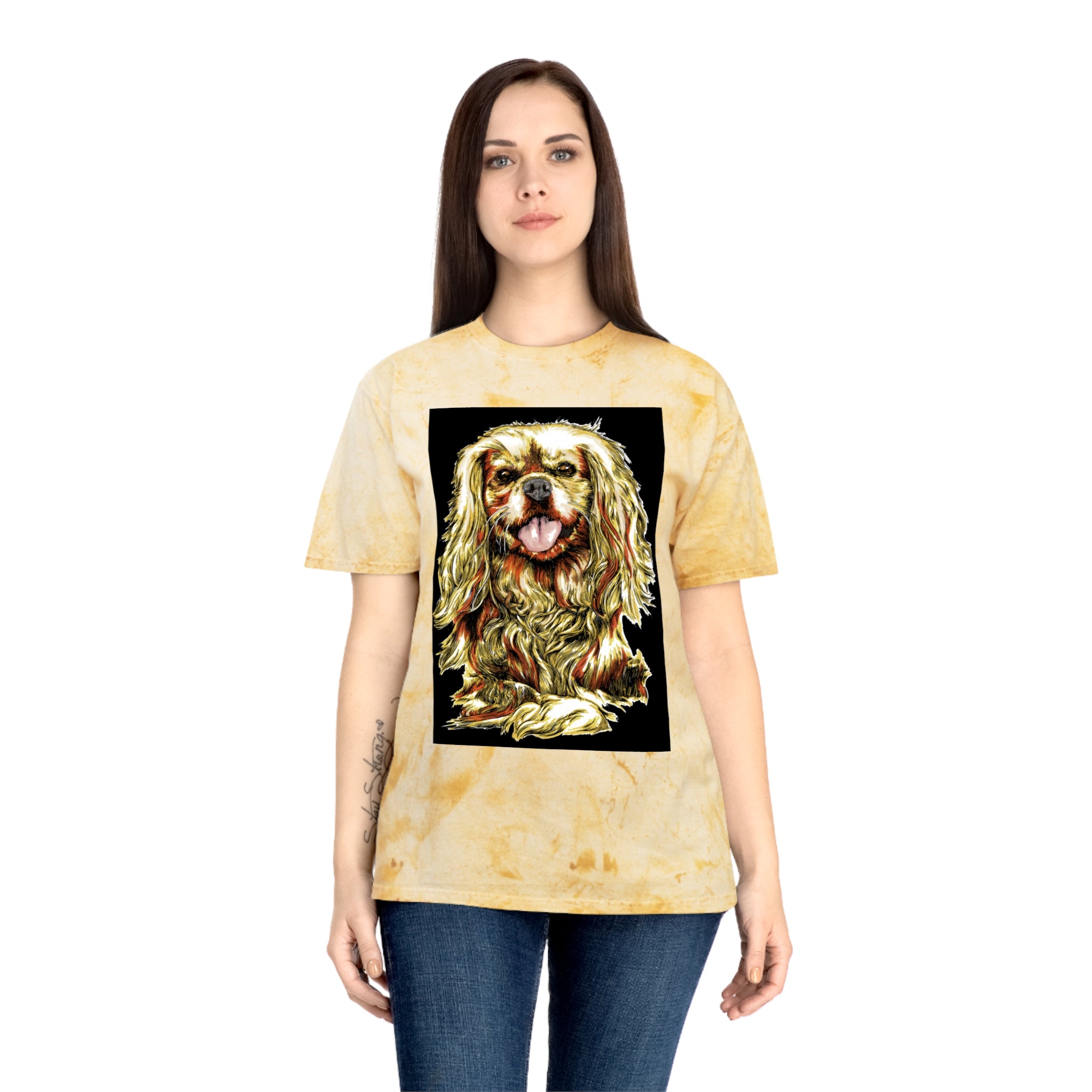 Colorful Dog Art Unisex T Shirt Perfect Gift for Pet Lovers