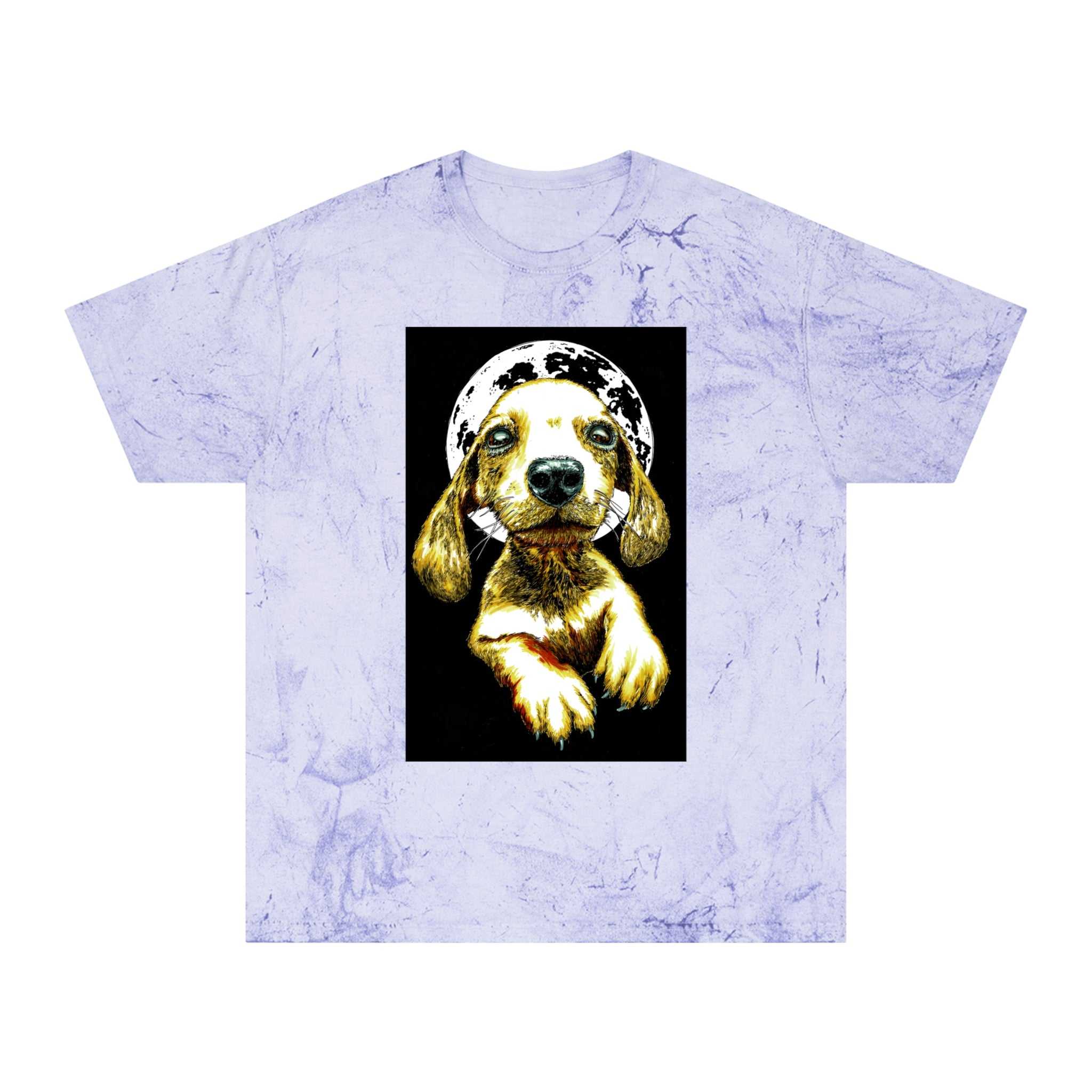 Unisex Color Blast Dog Graphic Pet Lover Tee