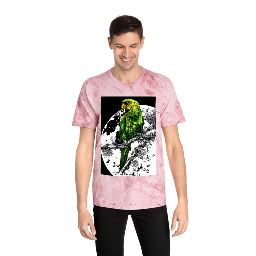 Parrot Color Blast Unisex T-Shirt - Vibrant Bird Art Tee