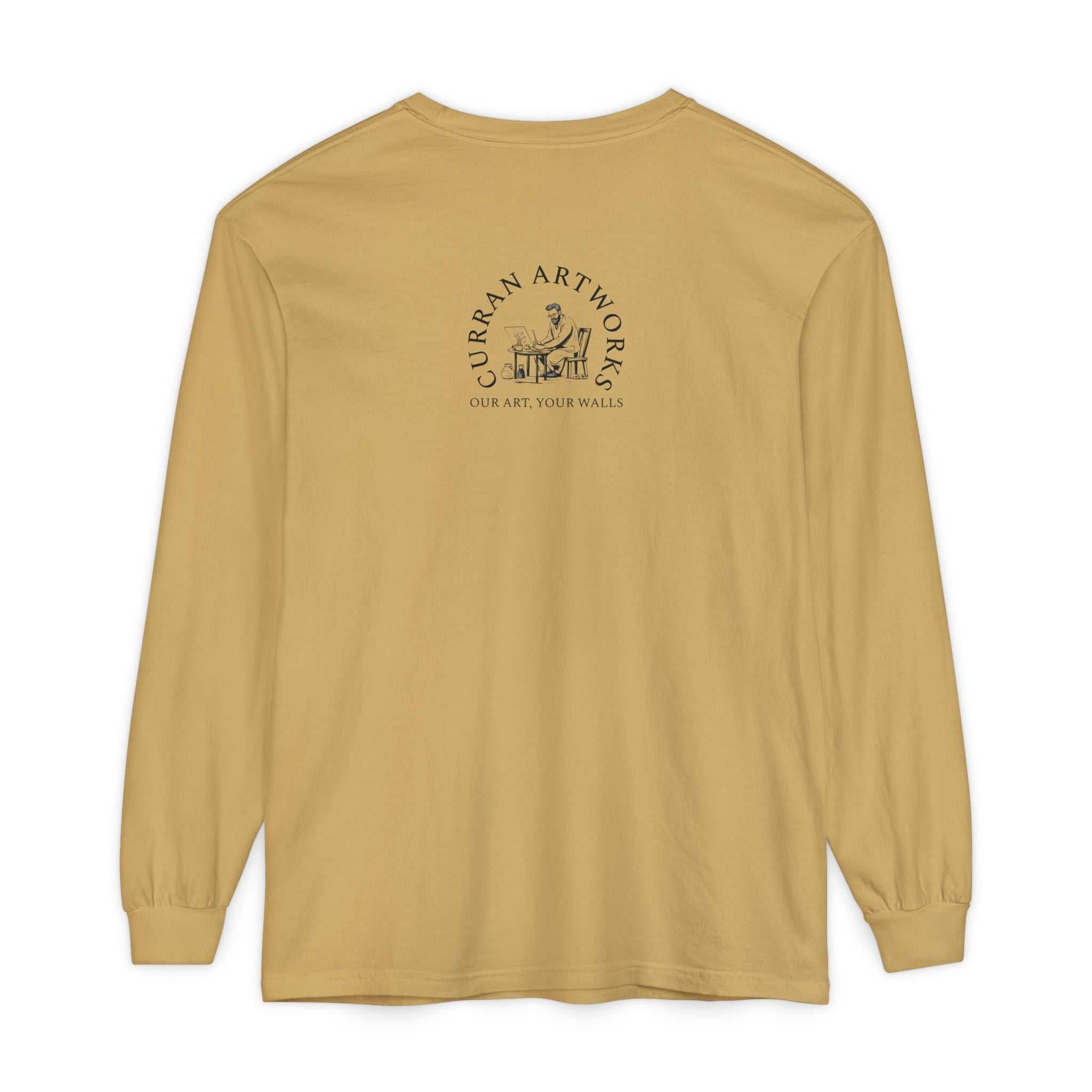 Moonlit Stag Long Sleeve T-Shirt - Unisex Nature Apparel