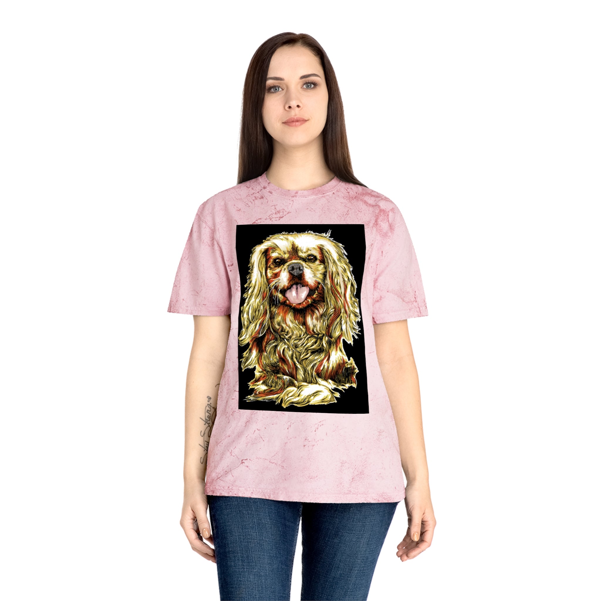 Colorful Dog Art Unisex T Shirt Perfect Gift for Pet Lovers