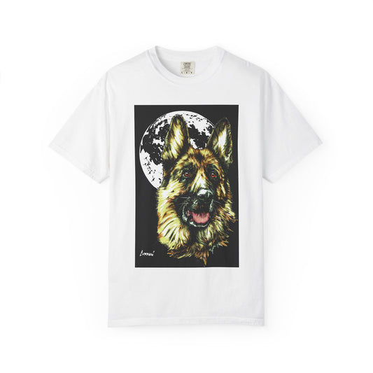 German Shepherd Hand Painted Unisex T-shirt
