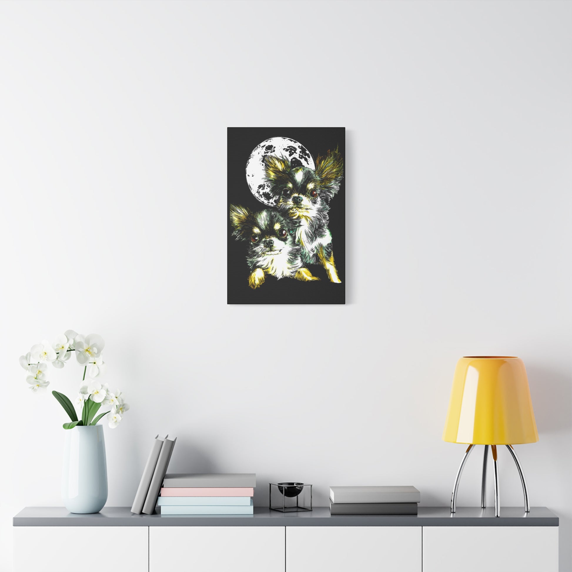Chihuahuas Wall Art Print of the Original, hand drawn art