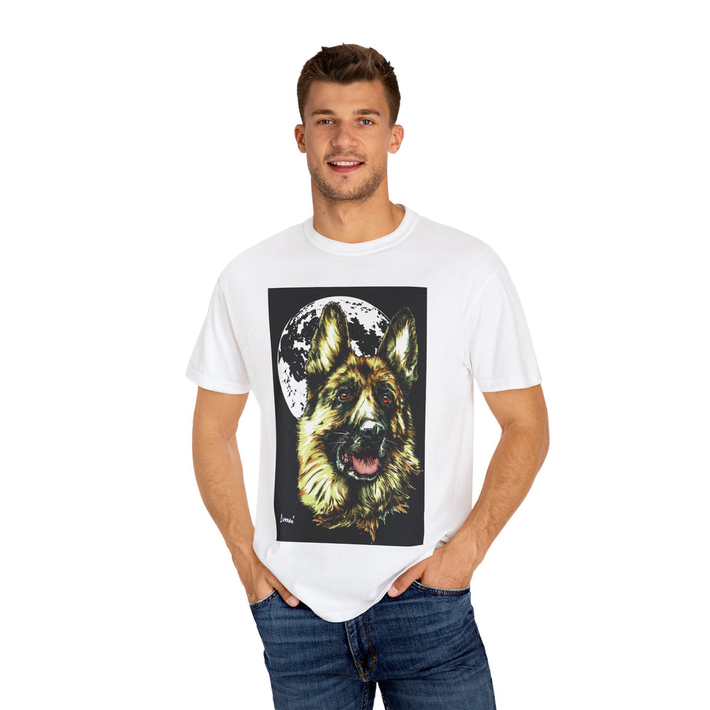 German Shepherd Hand Painted Unisex T-shirt