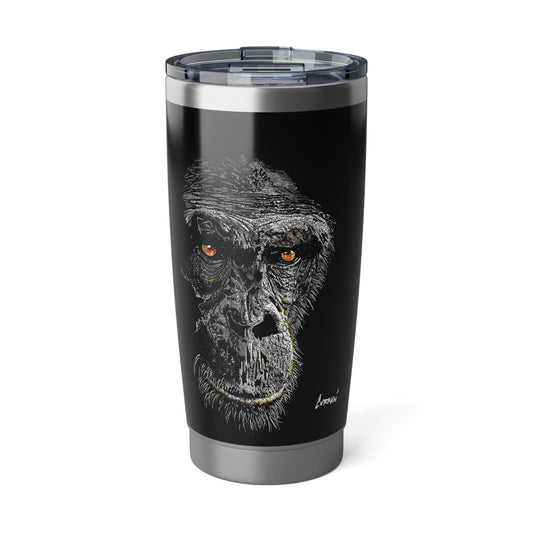 Gorilla Wall Art Travel Mug, Original Hand Drawn Design