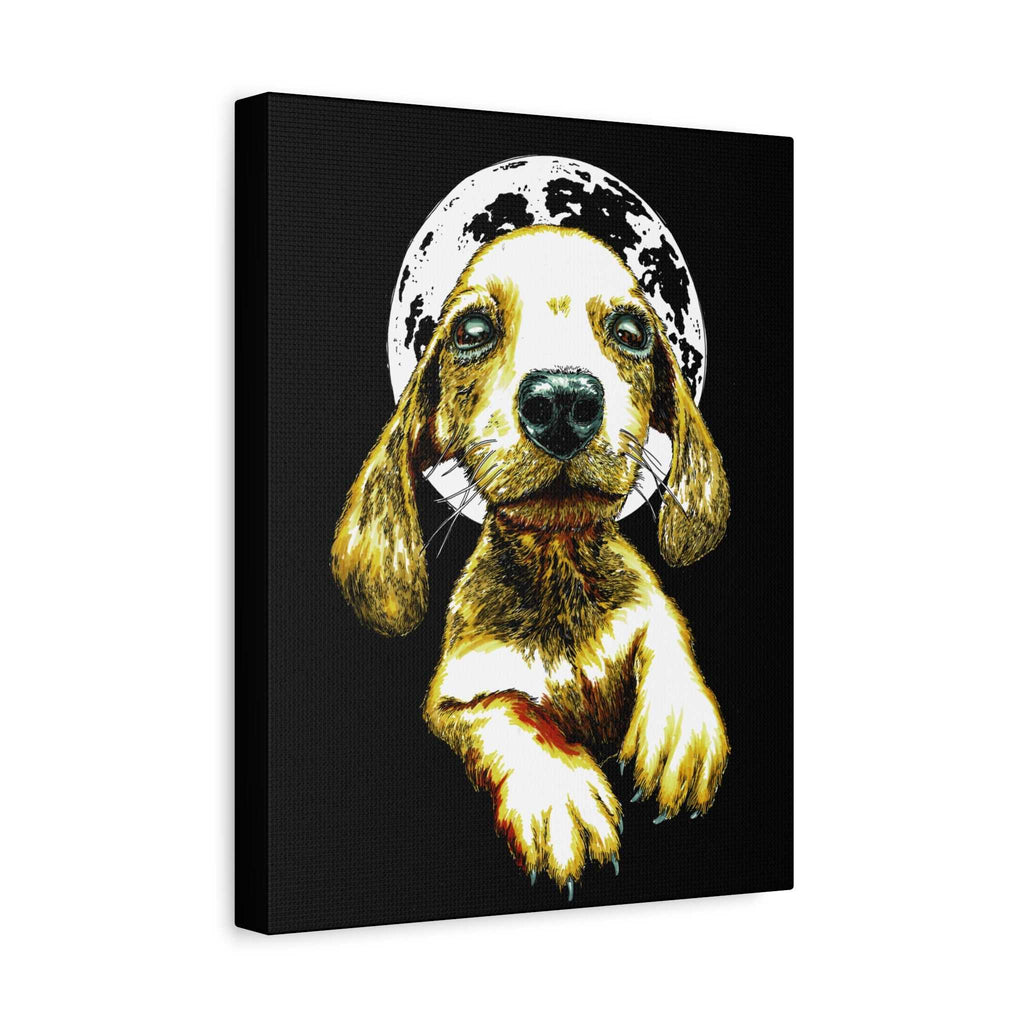 Add a touch of whimsy to your walls with our Whimsical Dog Canvas Wall Art - 1.25" Stretched Matte Print. Perfect for dog lovers!