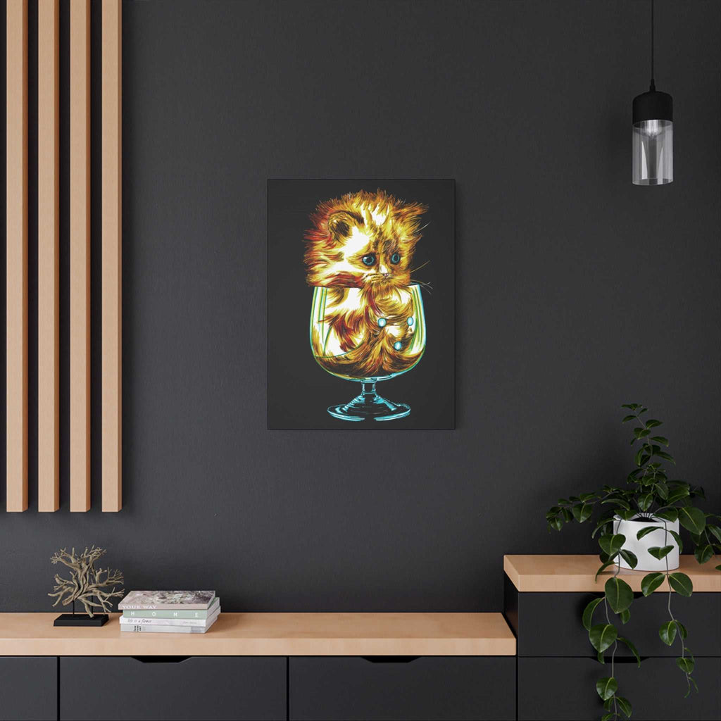 Transform your walls with the enchanting charm of our Whimsical Cat Art Canvas Print - 1.25" Stretched Wall Decor. Add a touch of whimsy to your space!