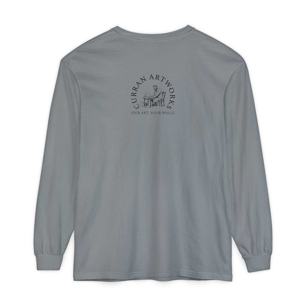 Moonlit Stag Long Sleeve T-Shirt - Unisex Nature Apparel