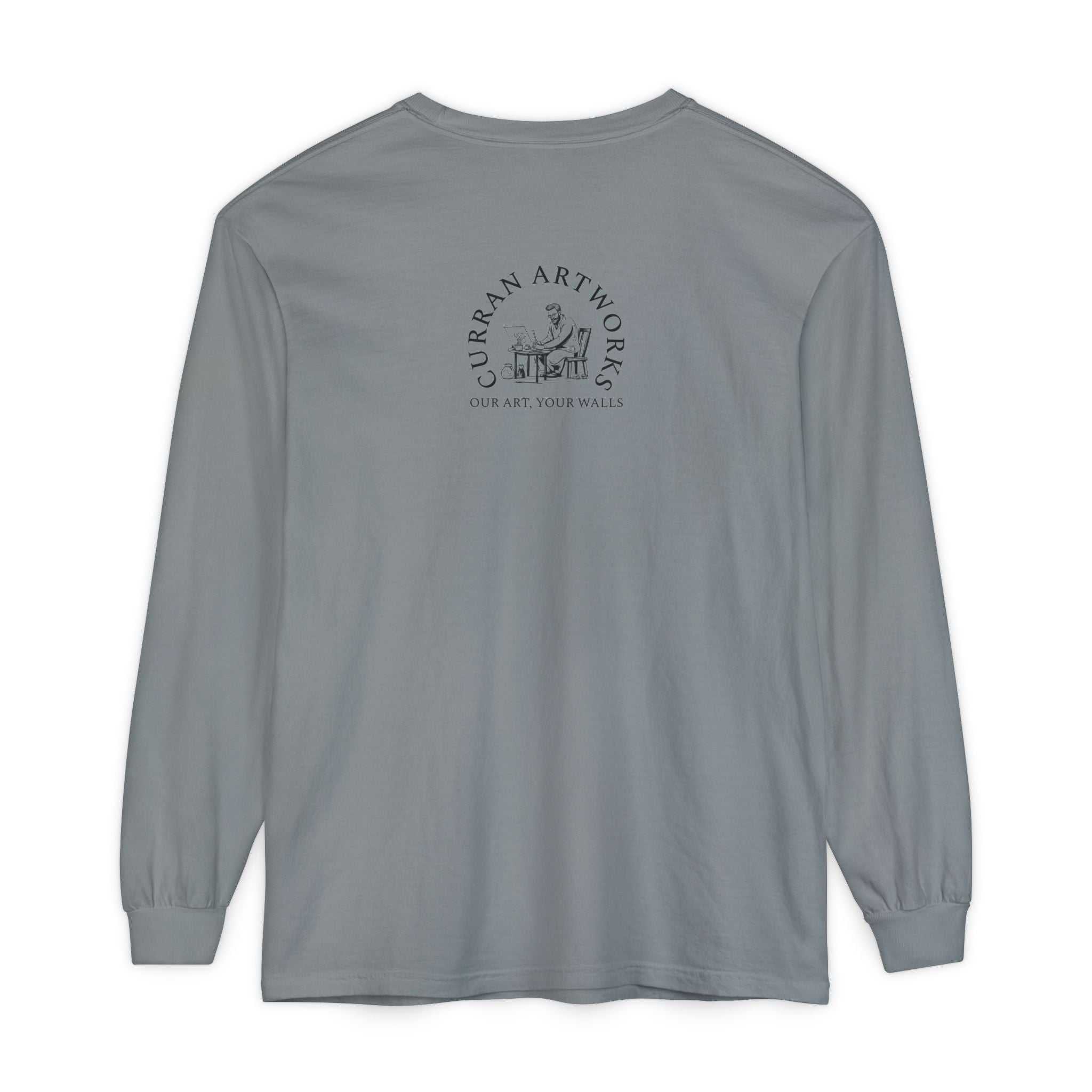 Moonlit Stag Long Sleeve T-Shirt - Unisex Nature Apparel
