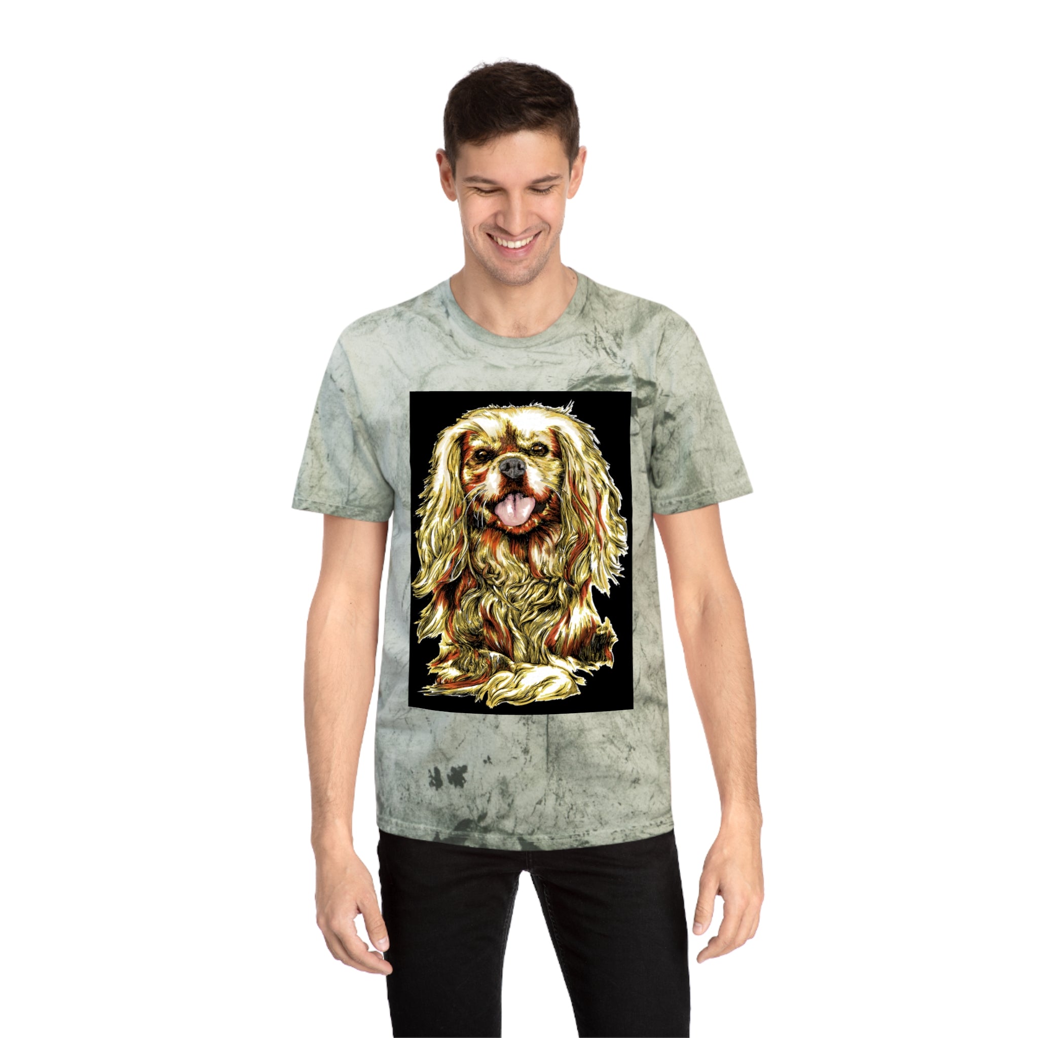 Colorful Dog Art Unisex T Shirt Perfect Gift for Pet Lovers