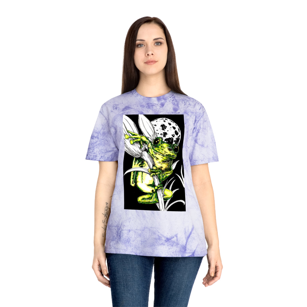 Colorful Frog Art Unisex T Shirt Vibrant Nature Design