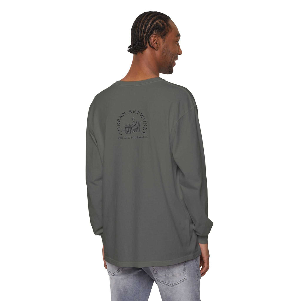 Moonlit Stag Long Sleeve T-Shirt - Unisex Nature Apparel