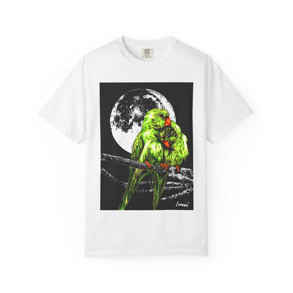 Parrots in the Moonlight Unisex T-shirt.