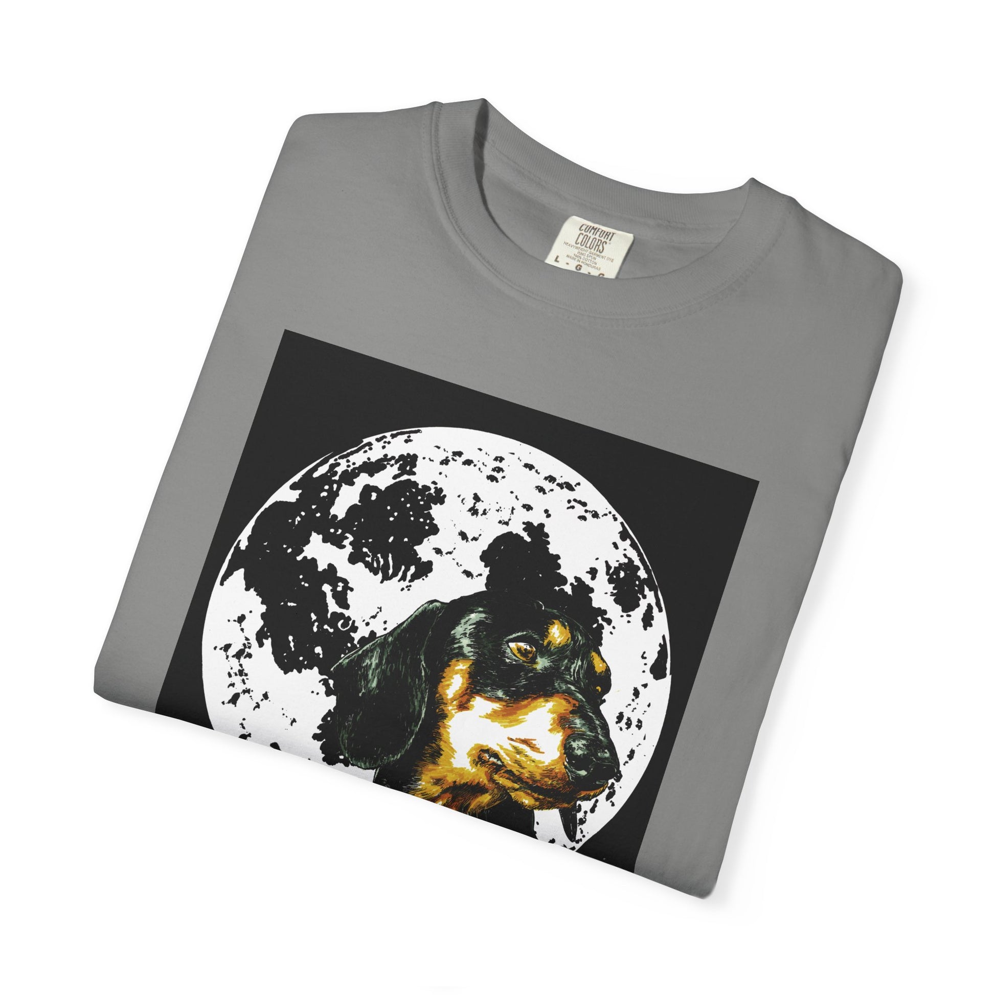 Dachshund Puppies Full Moon Dog Lovers T-Shirt