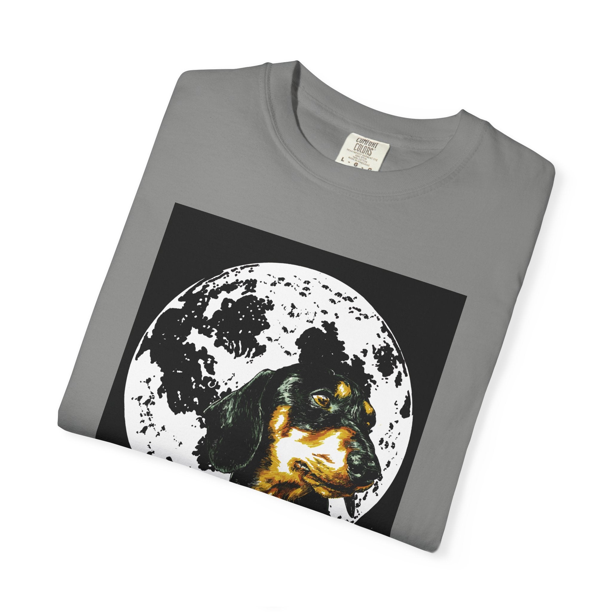 Dachshund Puppies Full Moon Dog Lovers T-Shirt