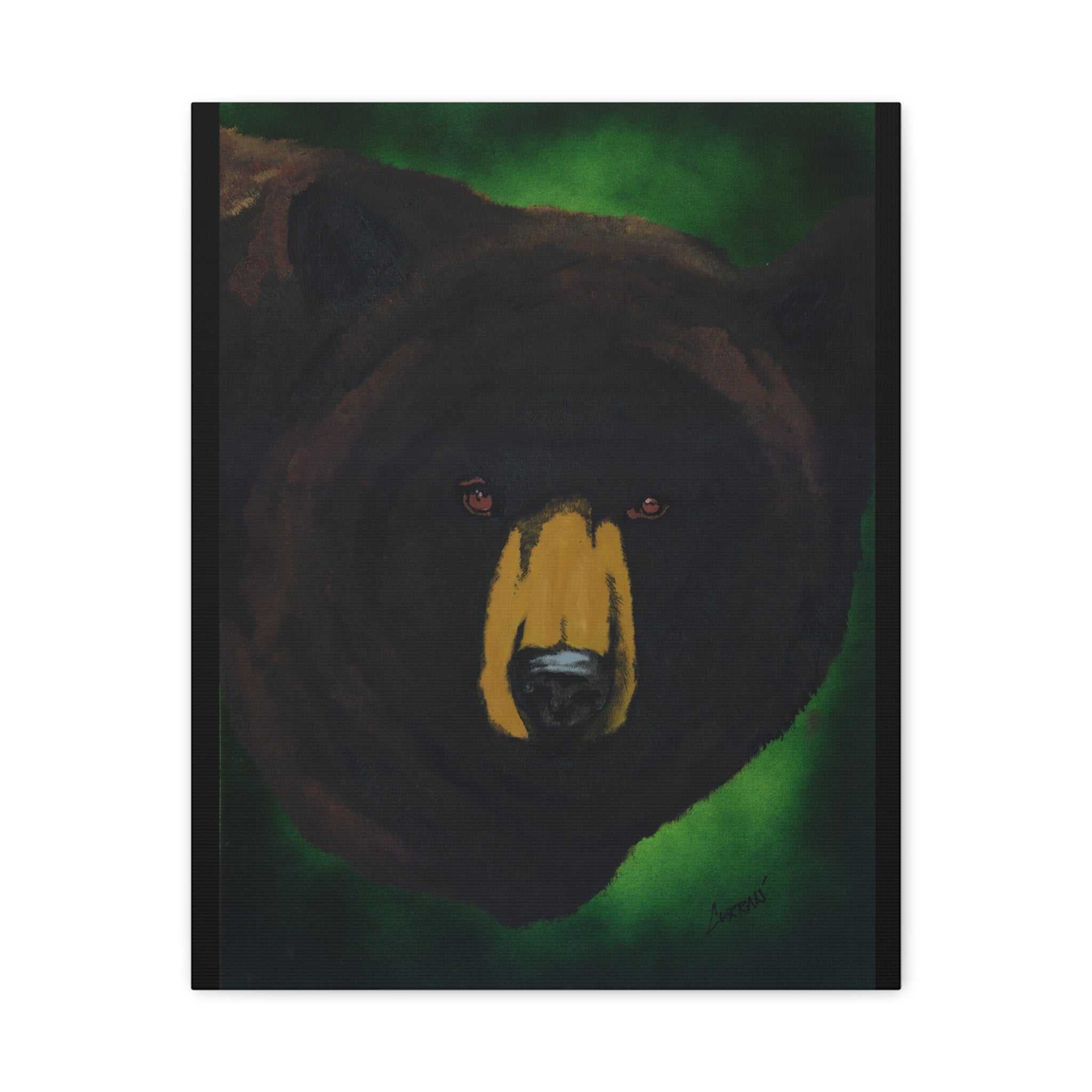 Brown Bear Wall Art, Brown Bear Art Print