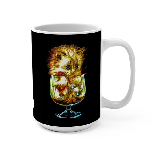 Kitten Mug 15oz - Perfect for Cat Lovers | Unique Gift for Birthdays