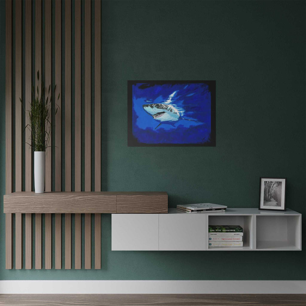 Great White Shark Satin Poster (300gsm) - Vibrant Wall Art