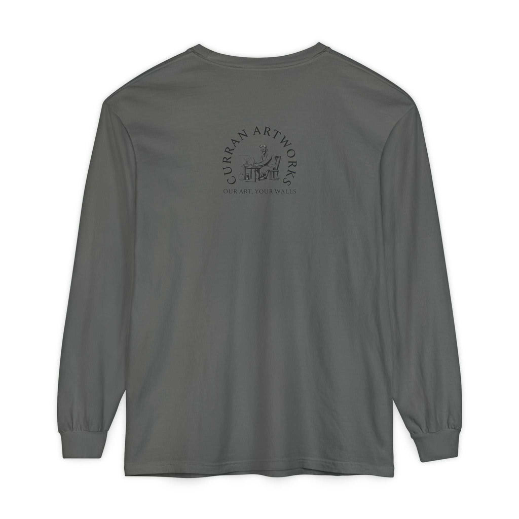 Moonlit Stag Long Sleeve T-Shirt - Unisex Nature Apparel
