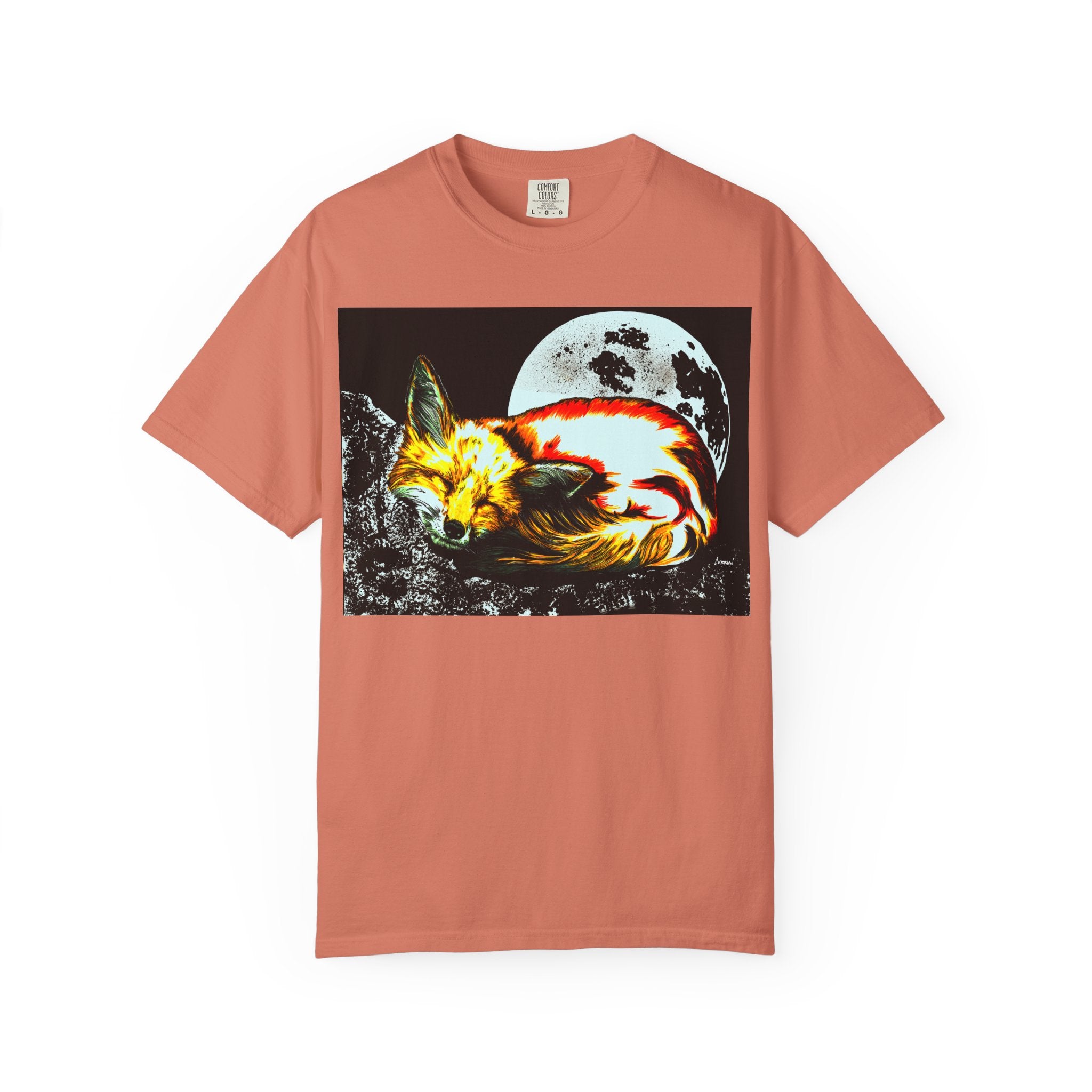 Dreamy Red Fox Graphic Unisex T-Shirt - Night Vibes