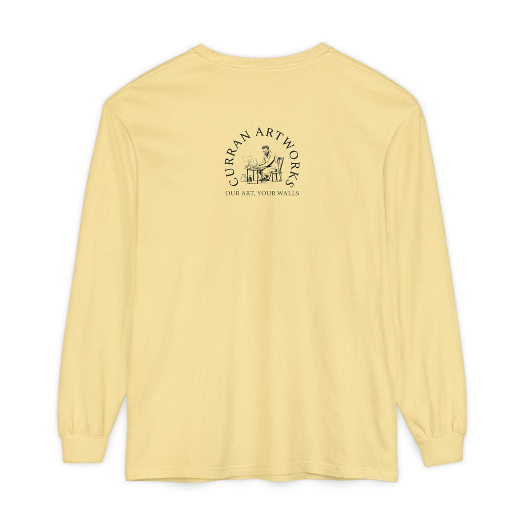 Moonlit Stag Long Sleeve T-Shirt - Unisex Nature Apparel