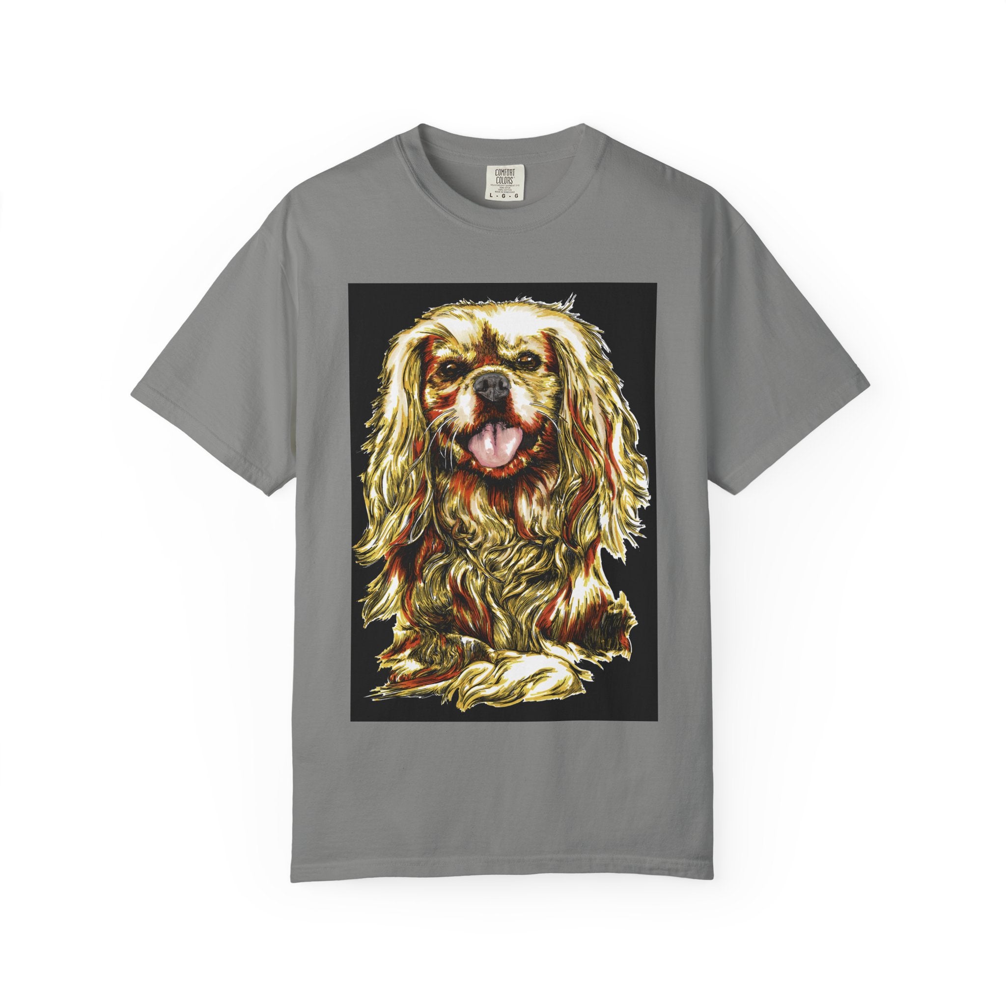 Cocker Spaniel Unisex Tee featuring Hand Drawn Art