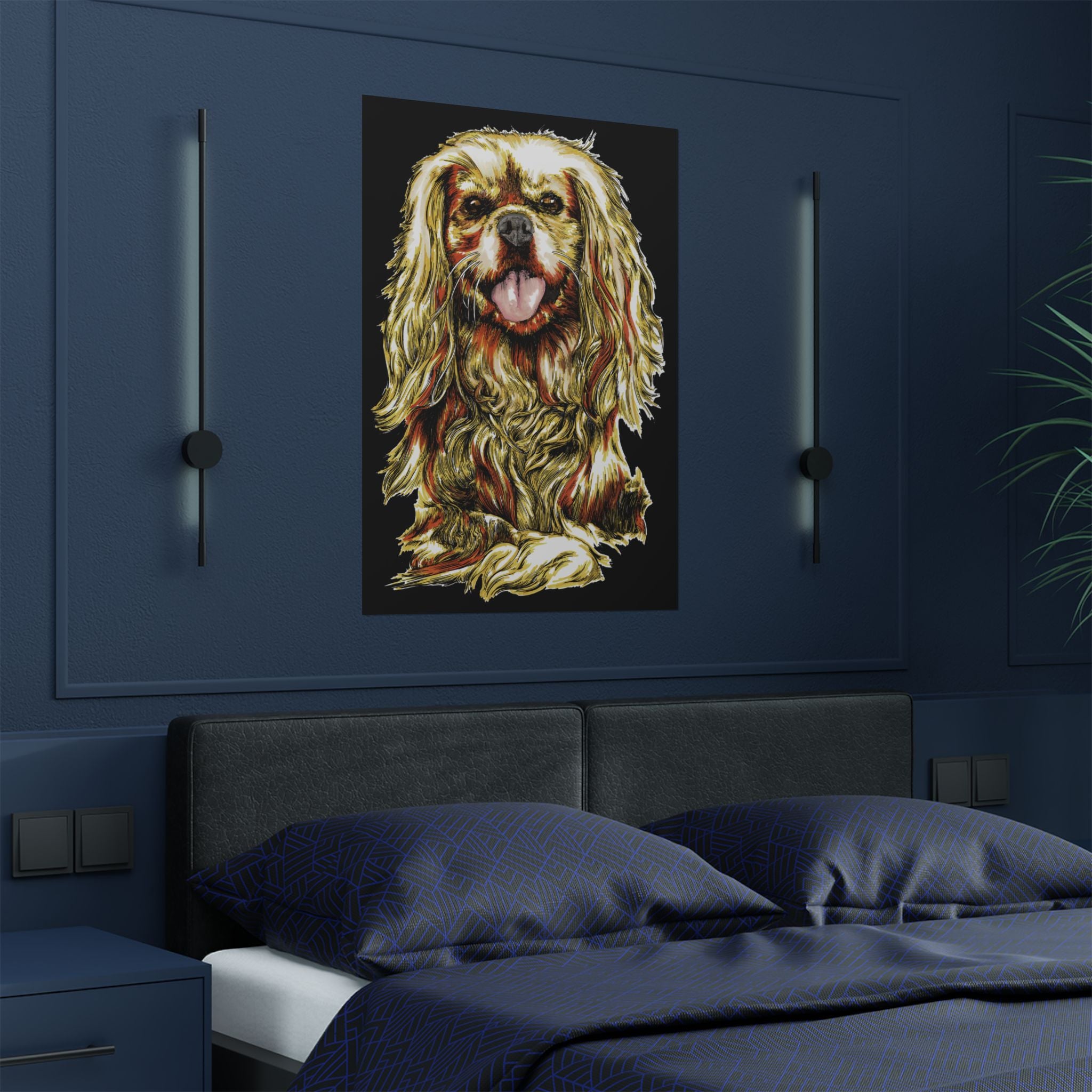 Cocker Spaniel Satin Poster - Art Print