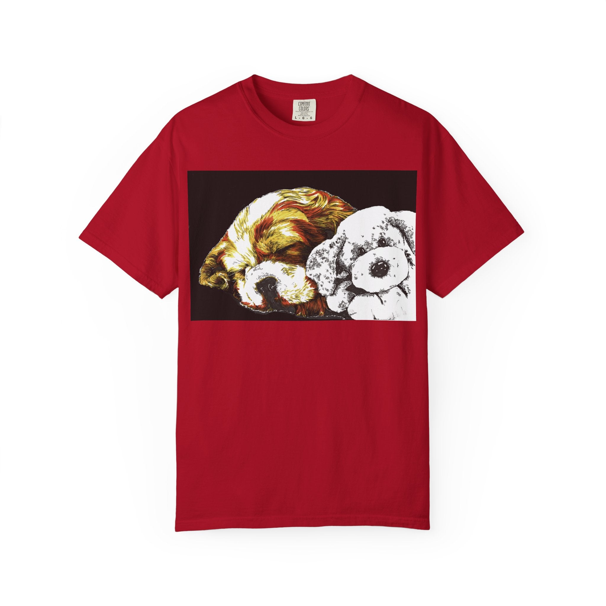 Cocker Spaniel T-shirt - Hand Drawn Art Design