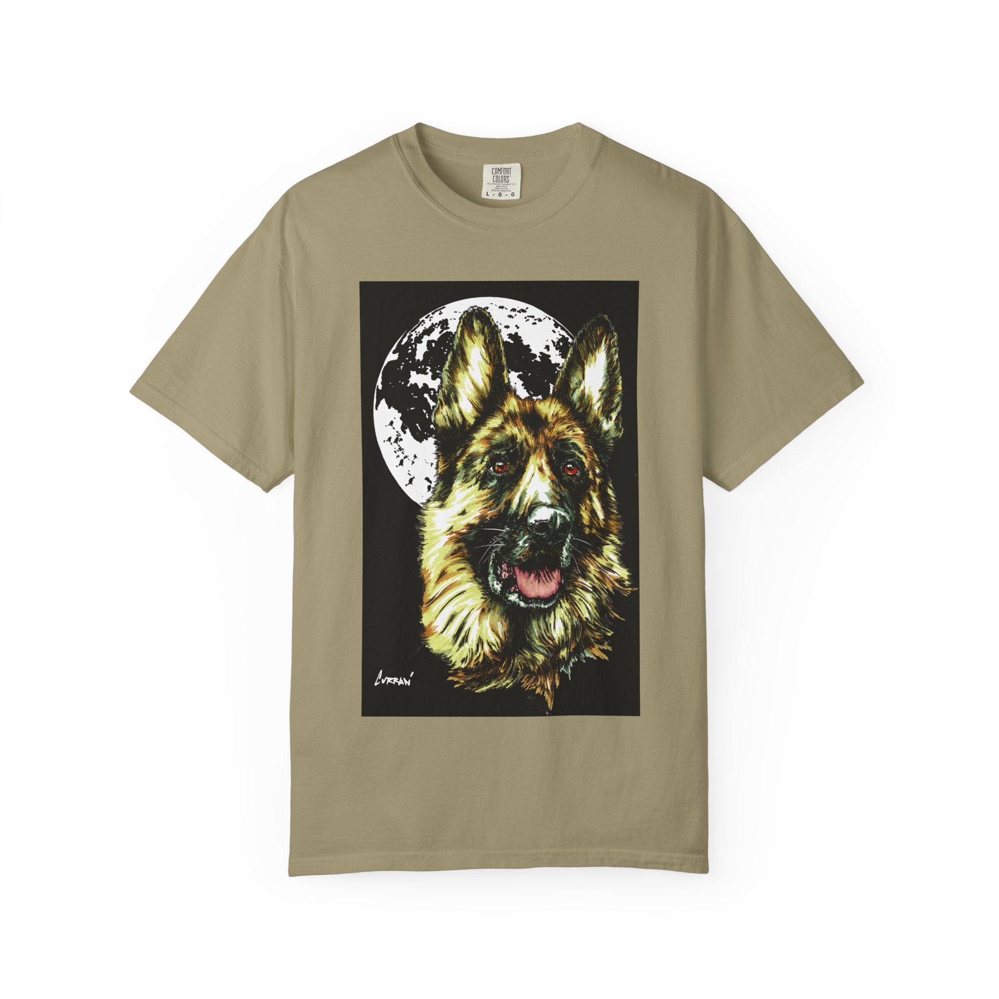 German Shepherd Hand Painted Unisex T-shirt