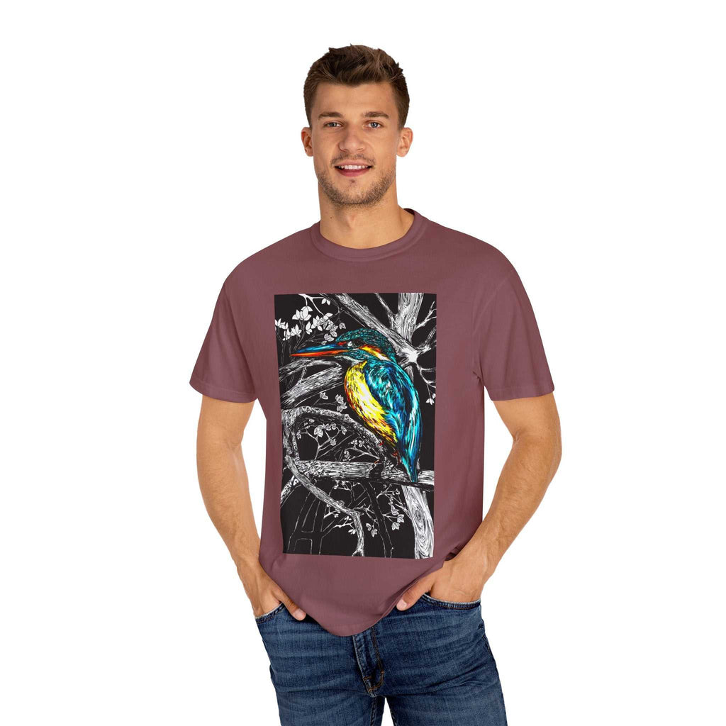 Discover the perfect shirt for nature lovers with our Kingfisher Graphic Unisex T-Shirt - Nature Lover's Tee. Stand out in style!