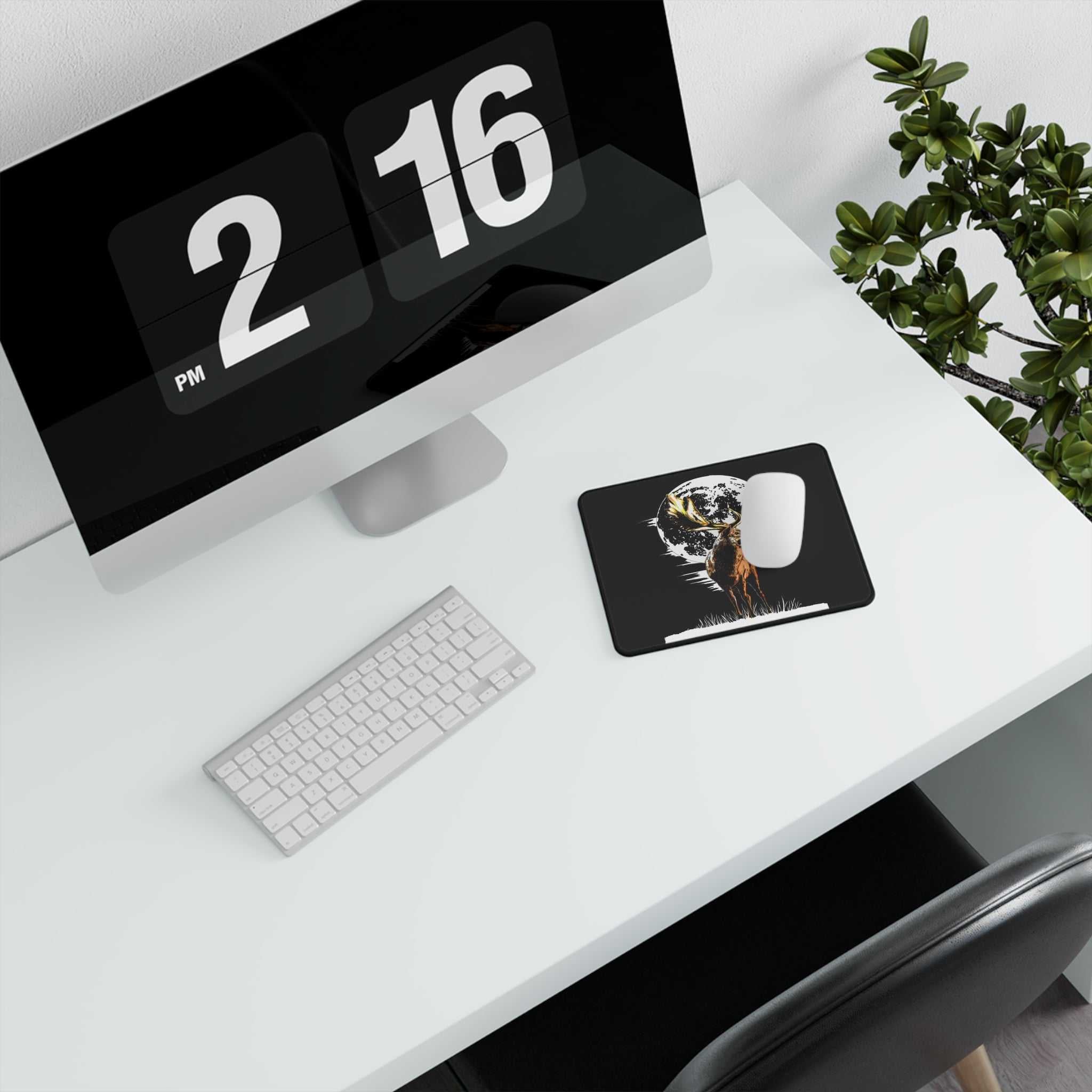 Get the Deer Stag Moon Gaming Mouse Pad - Non-Slip Design for Gamers and elevate your gameplay to the next level! Built for gamers.
