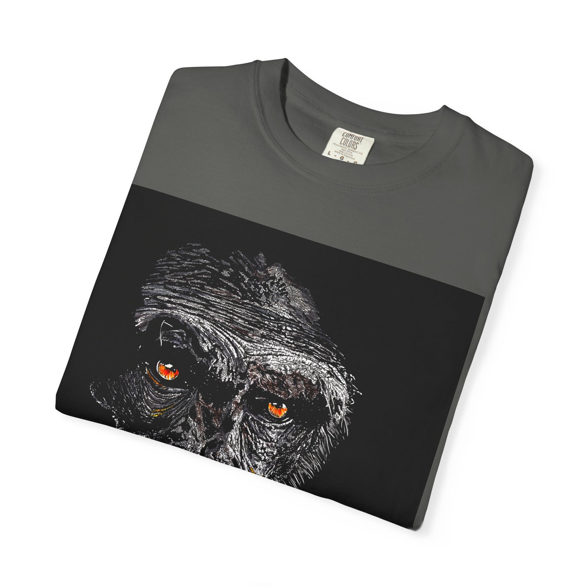 Gorilla Garment-Dyed Art T-Shirt | Unique Unisex Graphic Tee