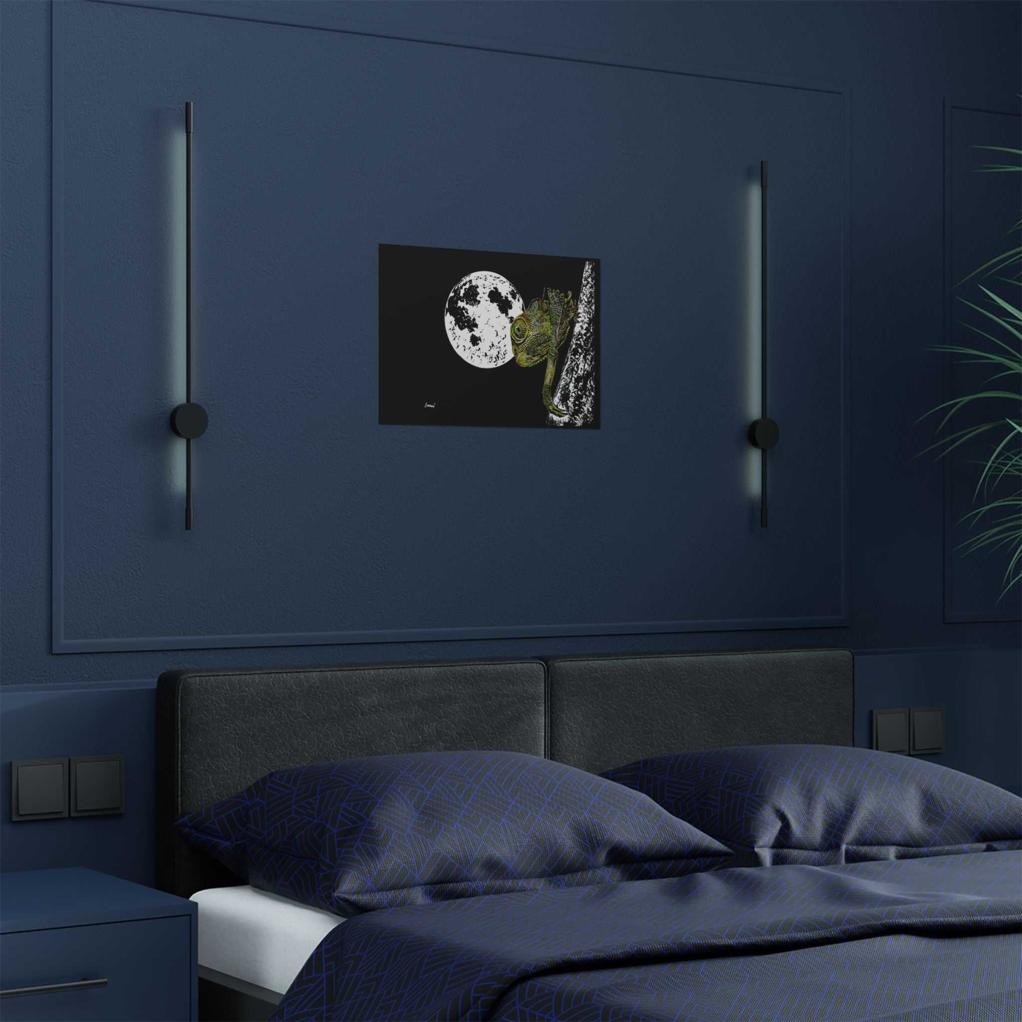 Chameleon Satin Poster - Art Print for Unique Home Decor