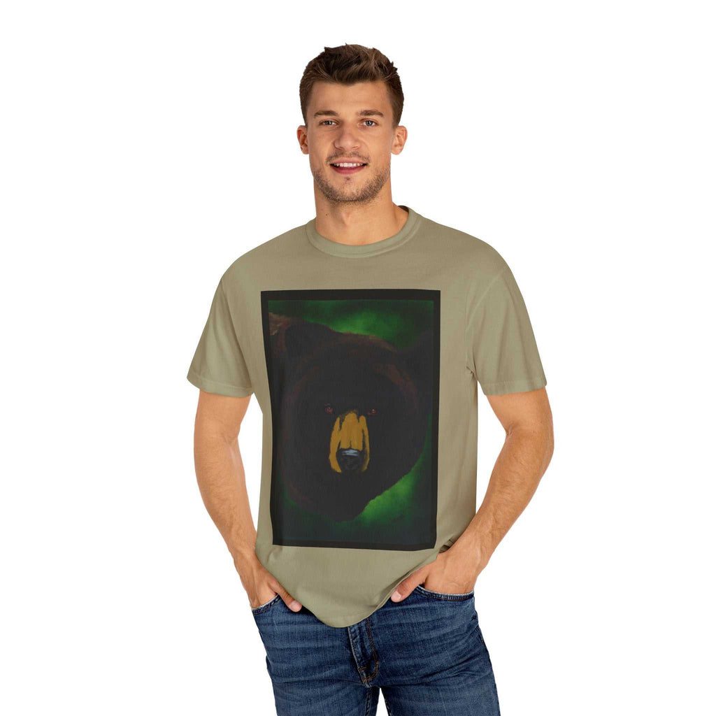 Brown Bear Unisex Garment-Dyed T-Shirt - Nature Apparel