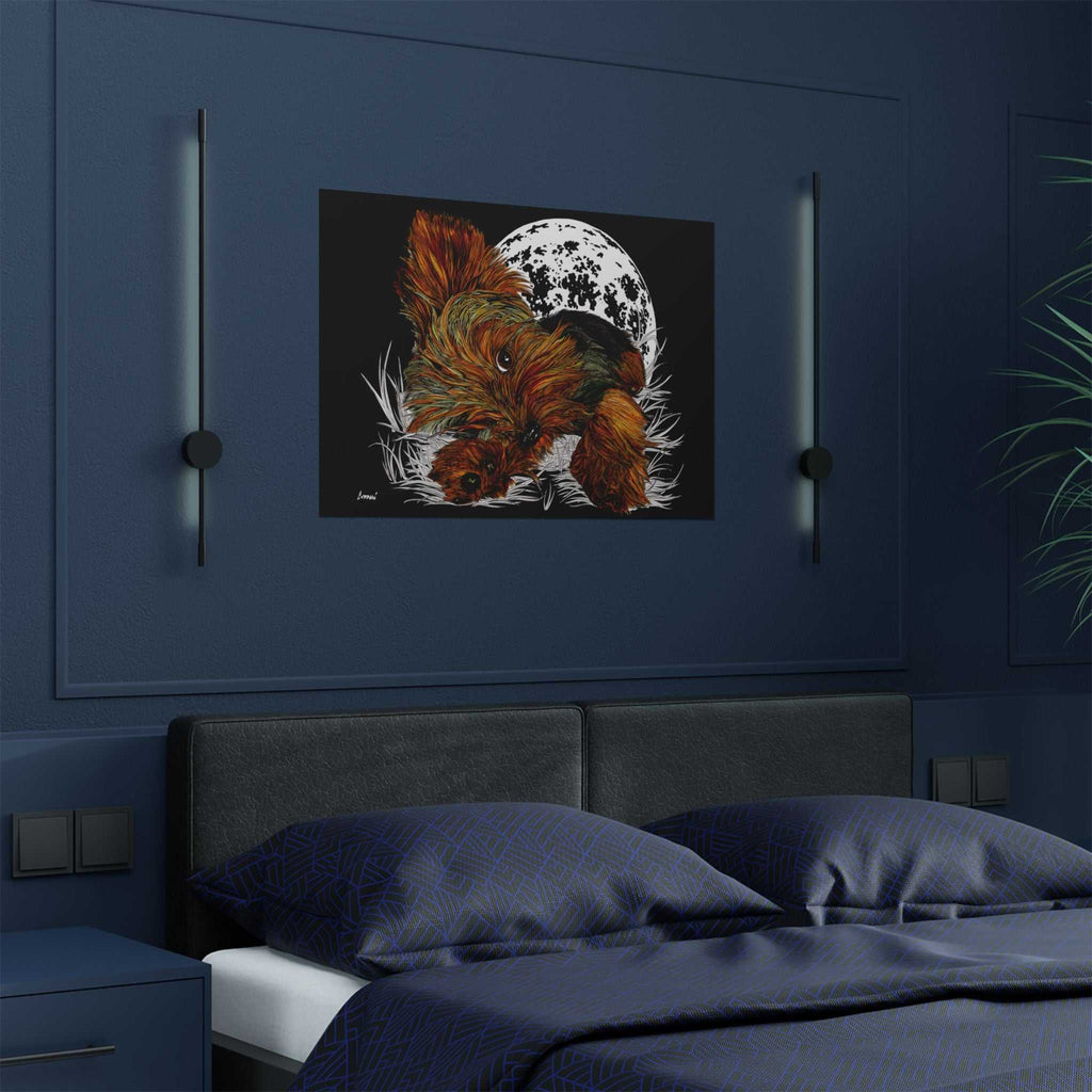 Elevate your walls with our Yorkshire Terrier Satin Poster - 300gsm Art Print for Dog Lovers. Perfect for any pup enthusiast!