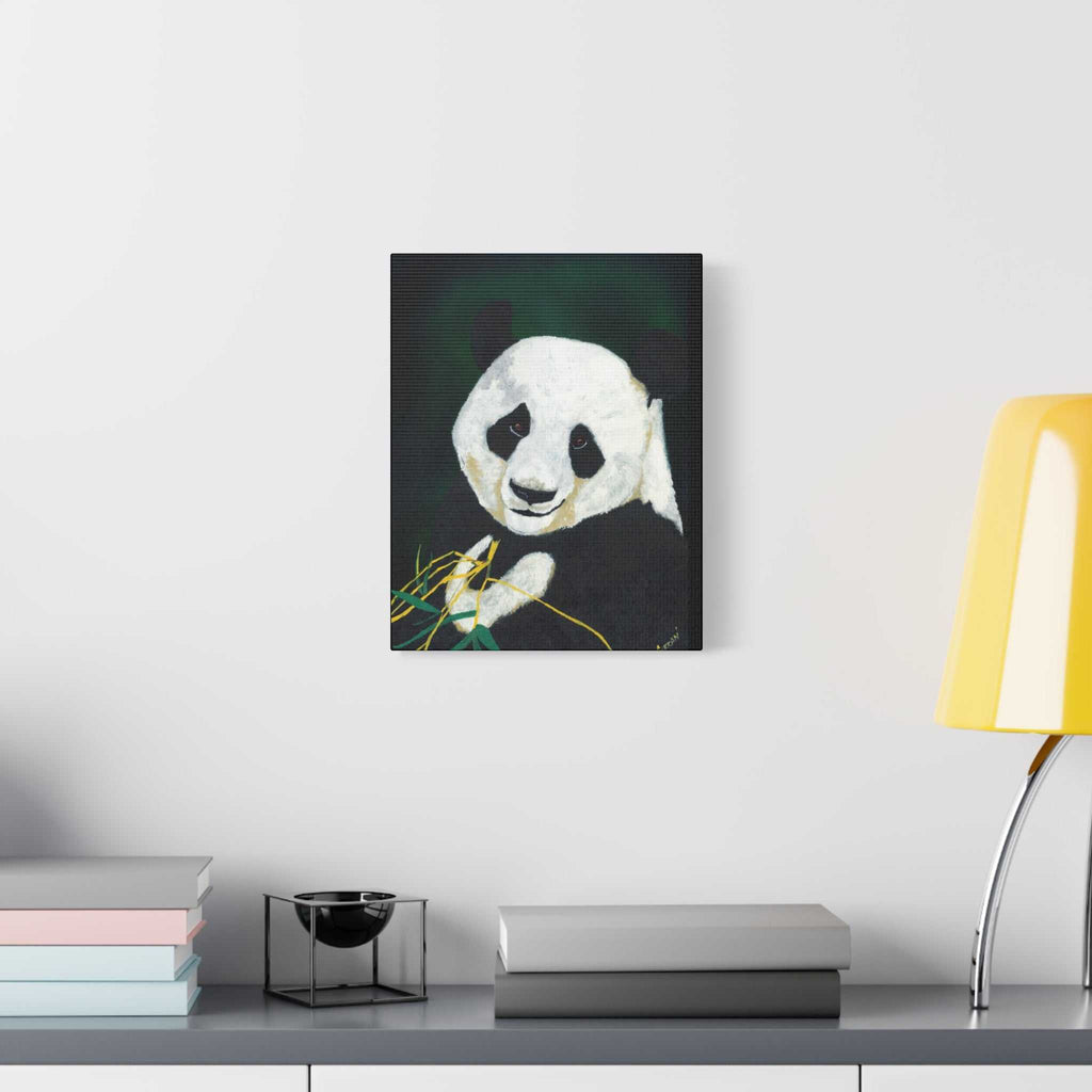 Panda Wall Art, Panda Print, Wildlife Art, Hand-Painted