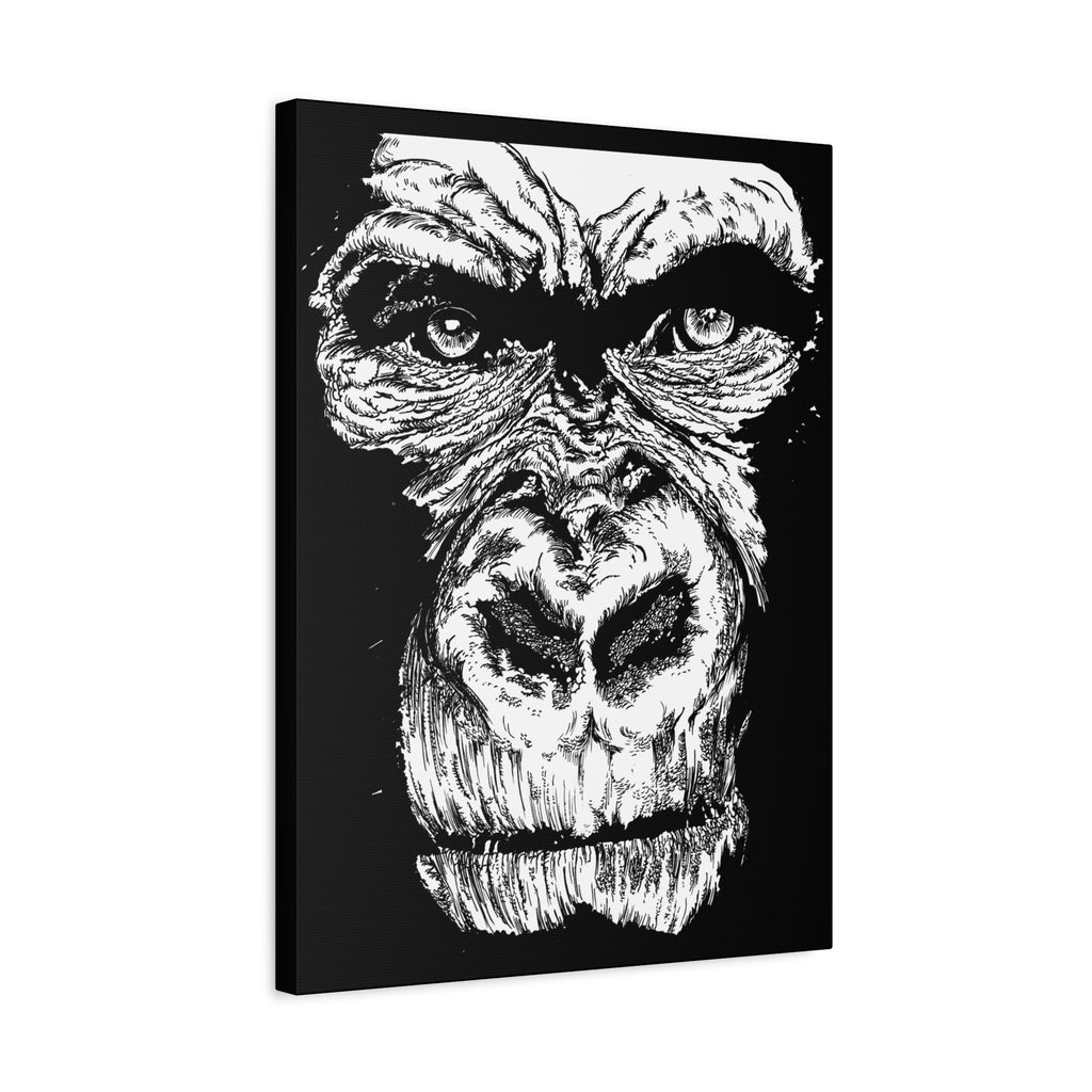 Gorilla Wall Art, Gorilla Print, Hand-Drawn Gorilla