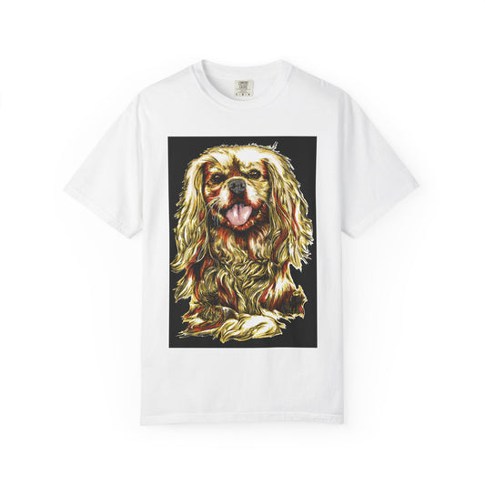 Cocker Spaniel Unisex Tee featuring Hand Drawn Art