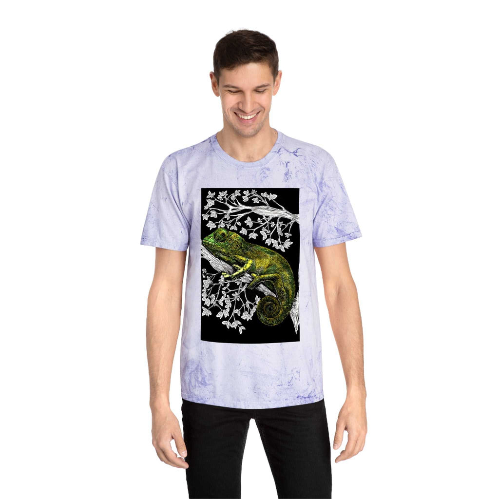 Chameleon Color Blast T-Shirt - Vibrant Nature-Inspired Tee