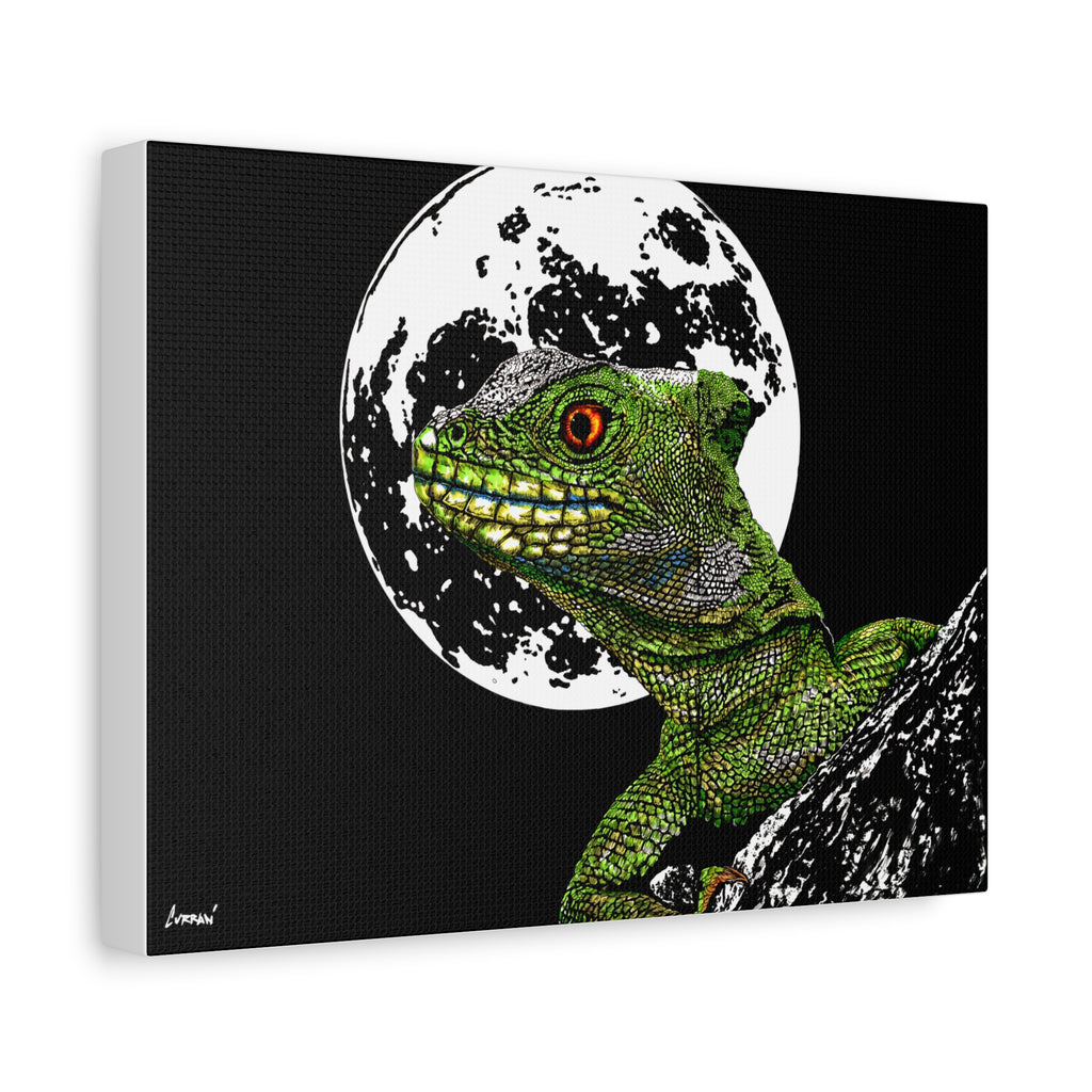 Lizard Canvas Art – Original Hand-Drawn Realistic
