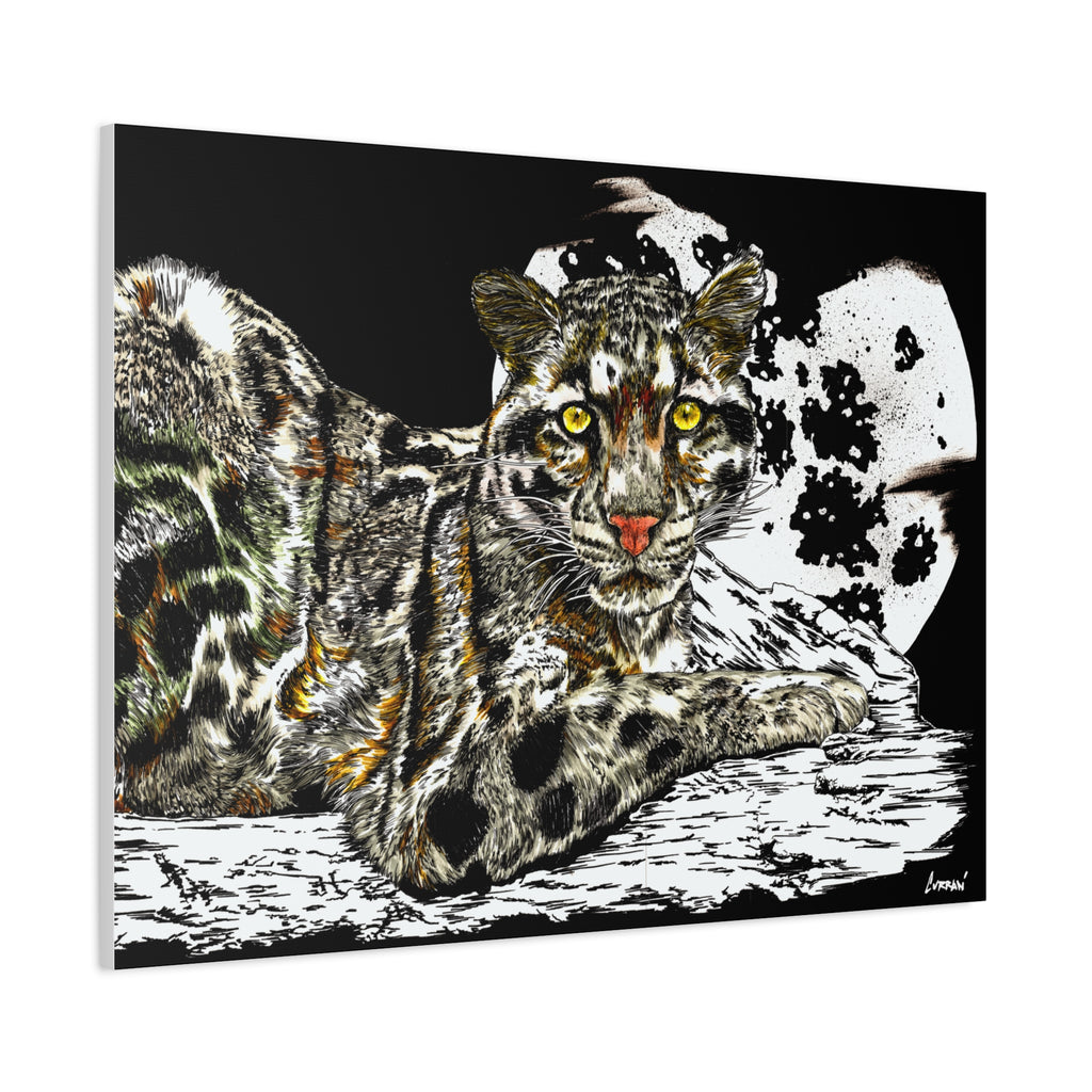 Leopard Canvas Art – Original Hand-Drawn Realistic
